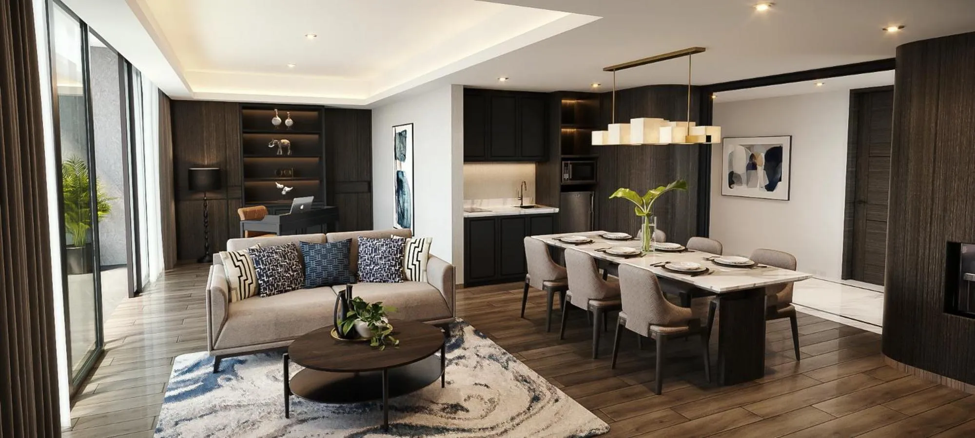 Seating area in Luminor Hotel Padjadjaran Bogor by WH