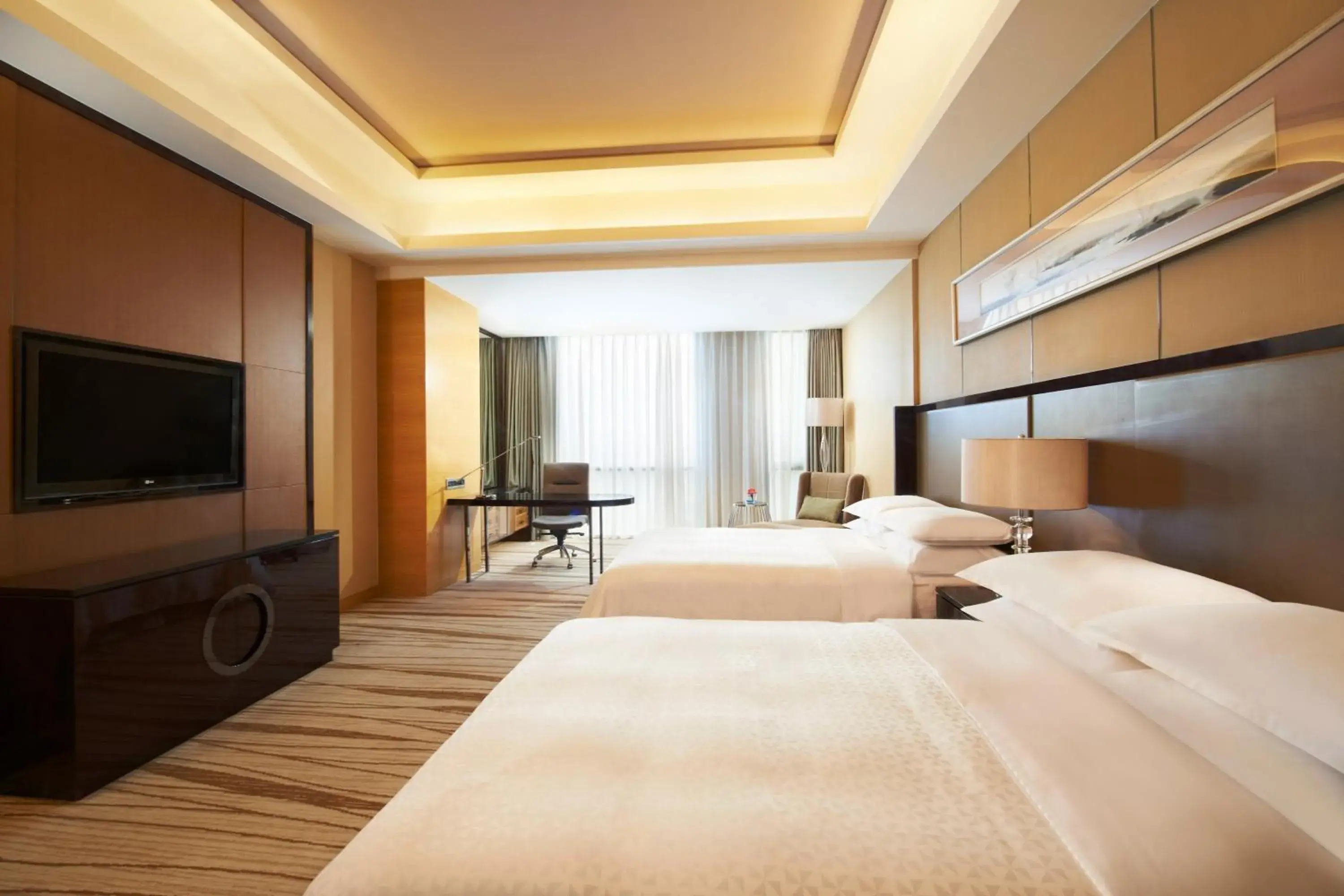 Deluxe Park View, Guest room, 2 Twin/Single Bed(s) in Four Points by Sheraton Langfang, Gu'an Deluxe Park View, Guest room, 2 Twin/Single Bed(s) in Four Points by Sheraton Langfang, Gu'an