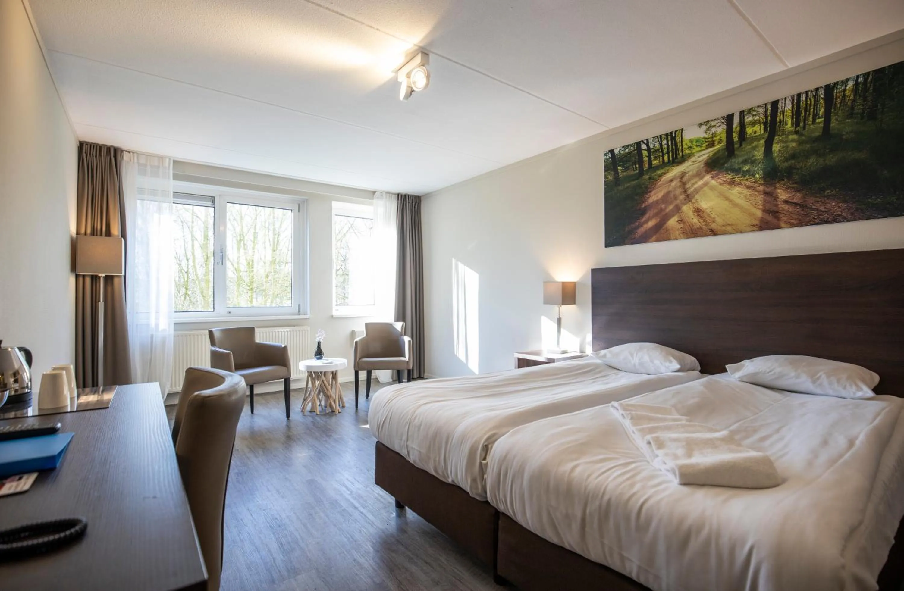 Photo of the whole room, Bed in Fletcher Hotel Landgoed Avegoor