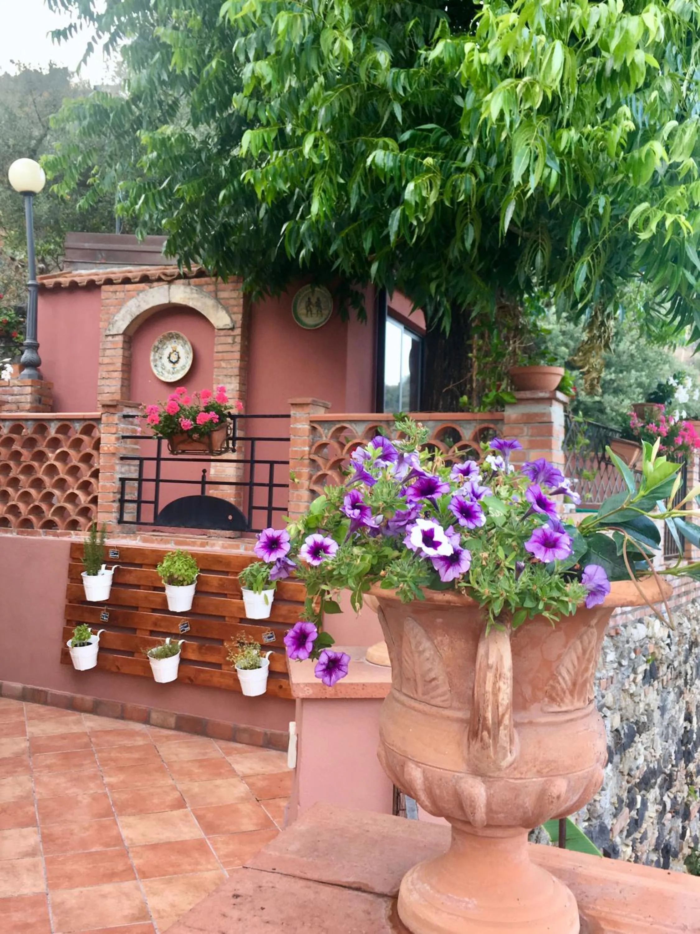 Patio in B&B Villa Vittoria