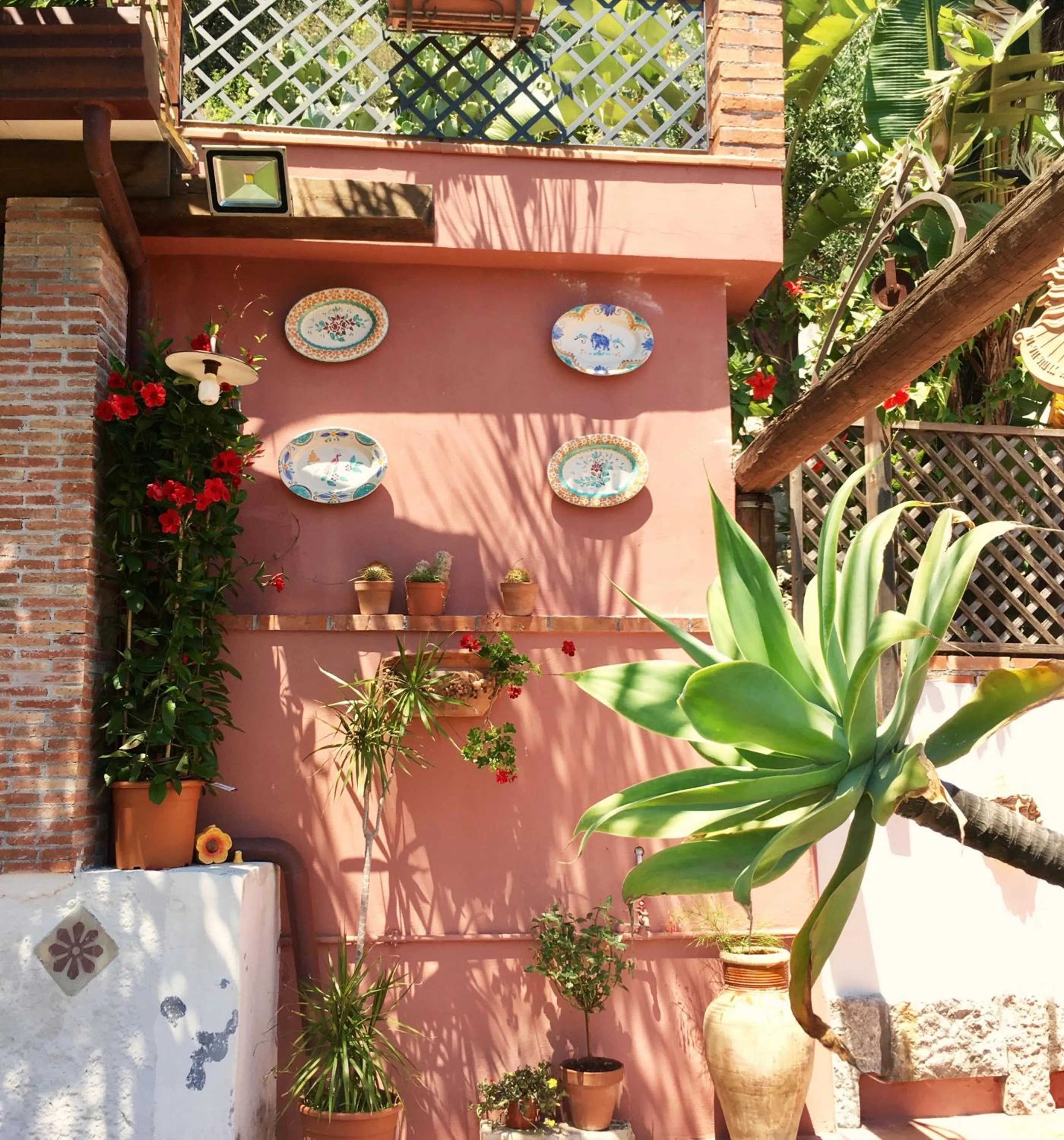 Patio in B&B Villa Vittoria