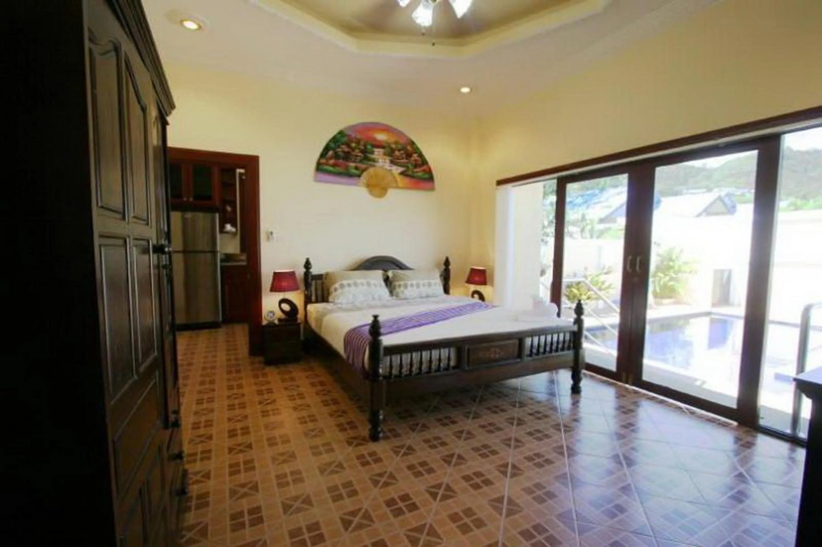 Bed in Majestic Villas Phuket