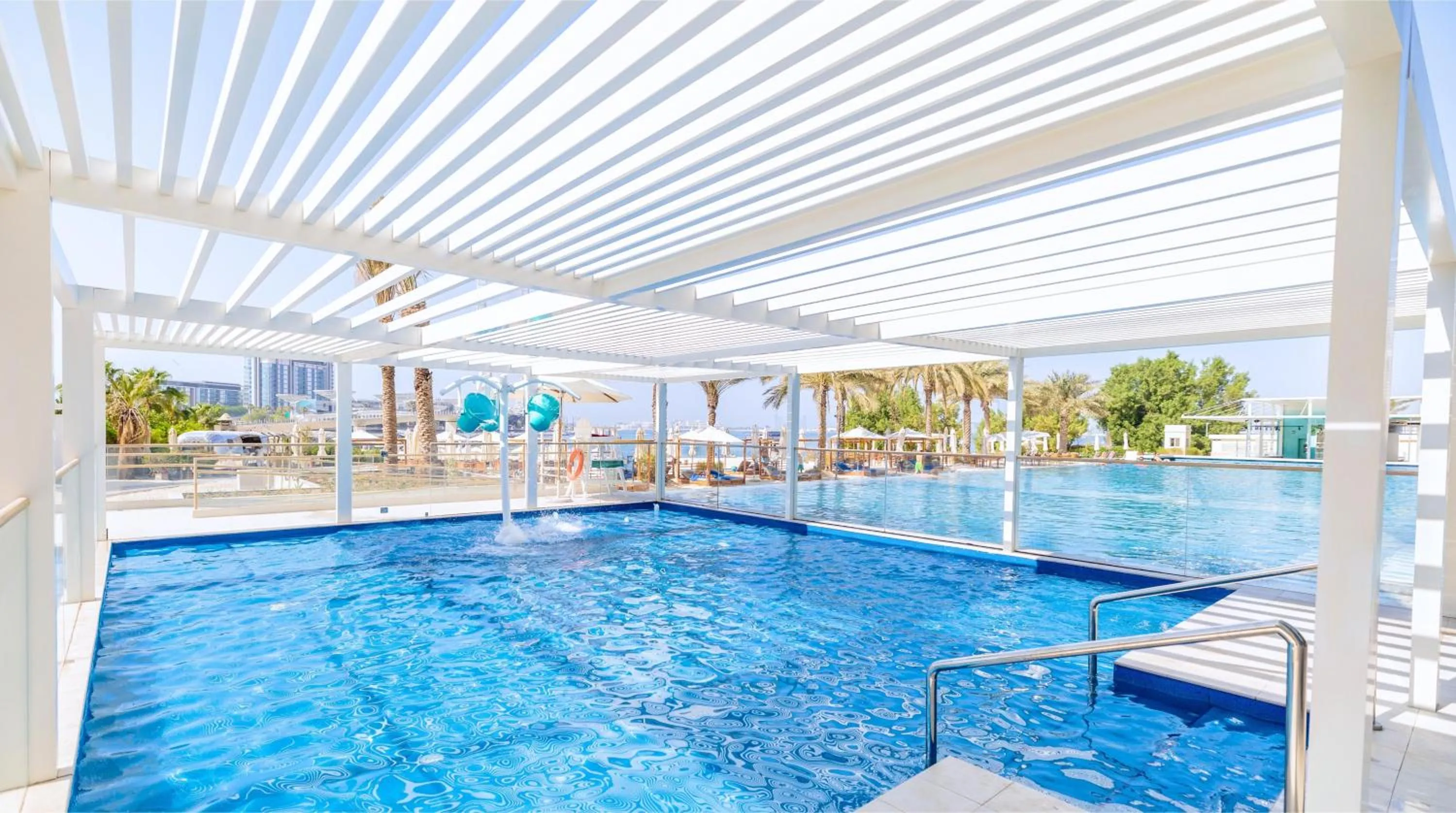 Pool view in DoubleTree by Hilton Dubai Jumeirah Beach