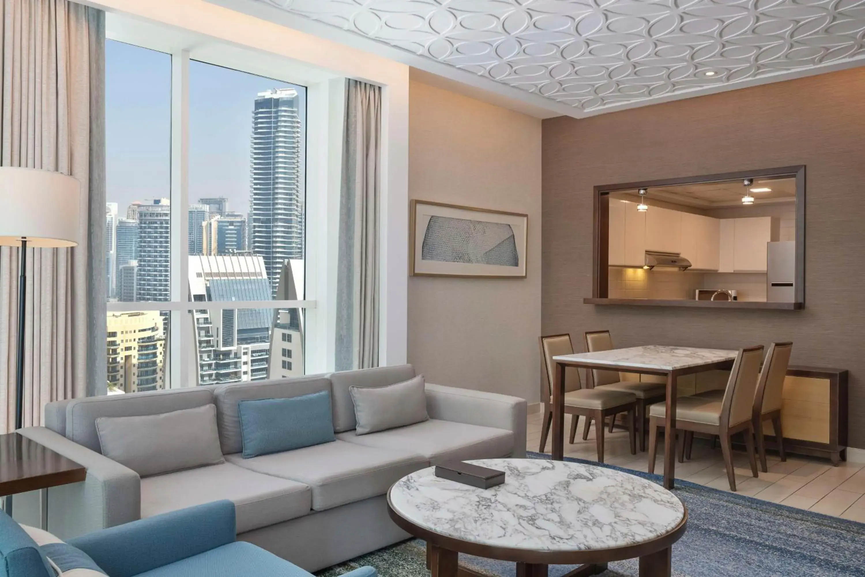 Two-Bedroom Suite with Kitchen - Dubai Eye View in DoubleTree by Hilton Dubai Jumeirah Beach Two-Bedroom Suite with Kitchen - Dubai Eye View in DoubleTree by Hilton Dubai Jumeirah Beach