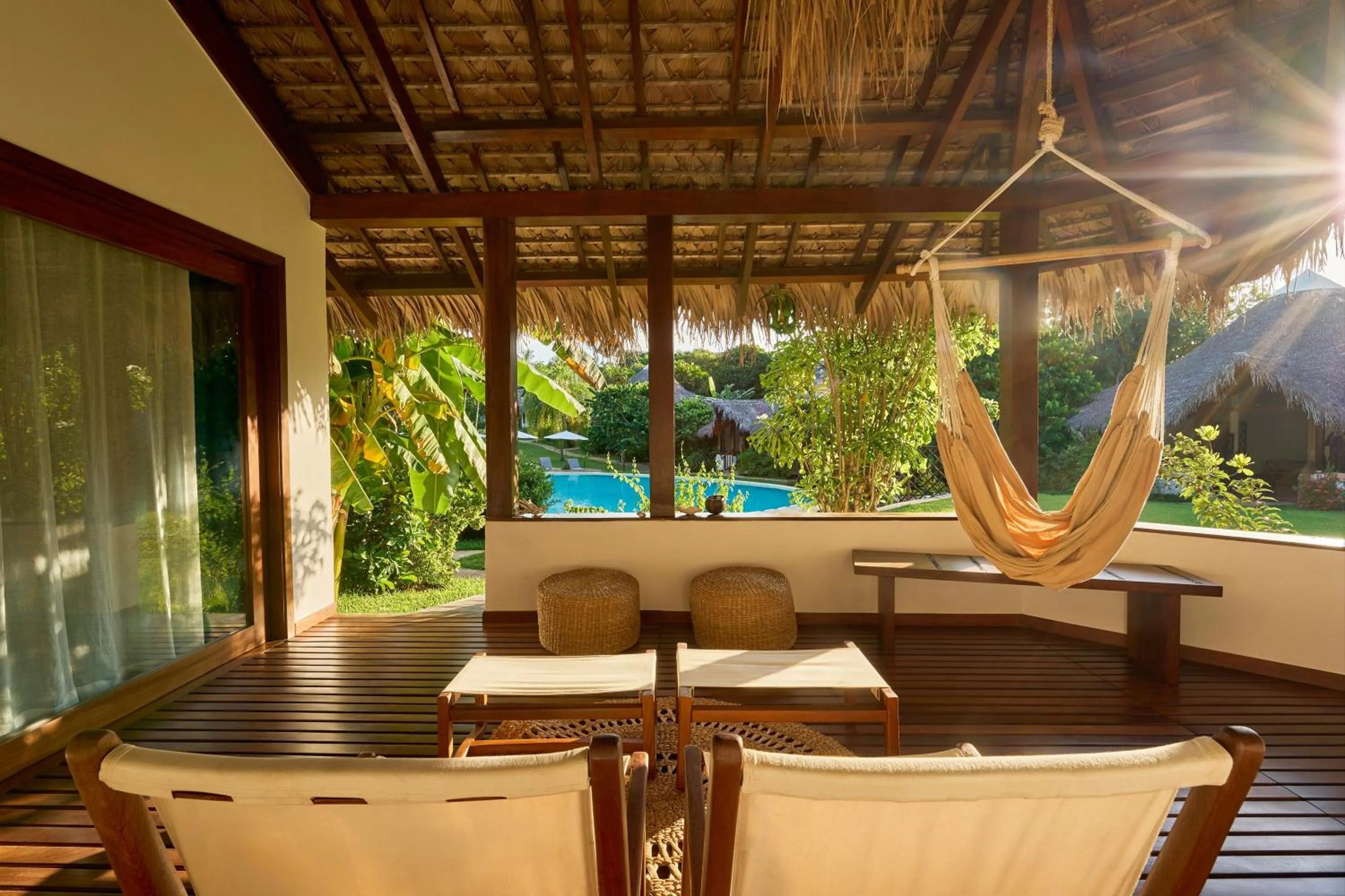 Patio in Loharano Lodge