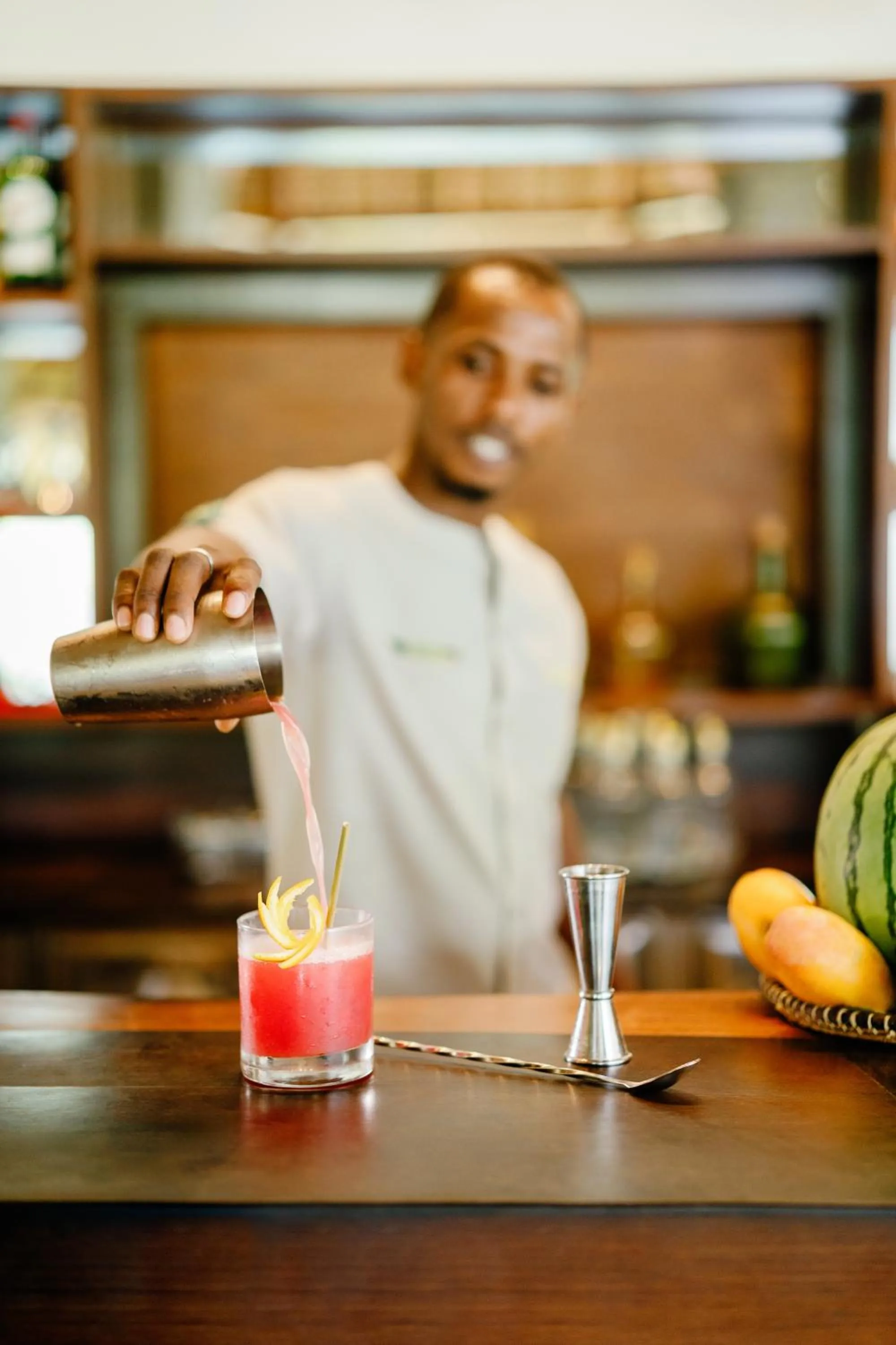 Lounge or bar in Loharano Lodge