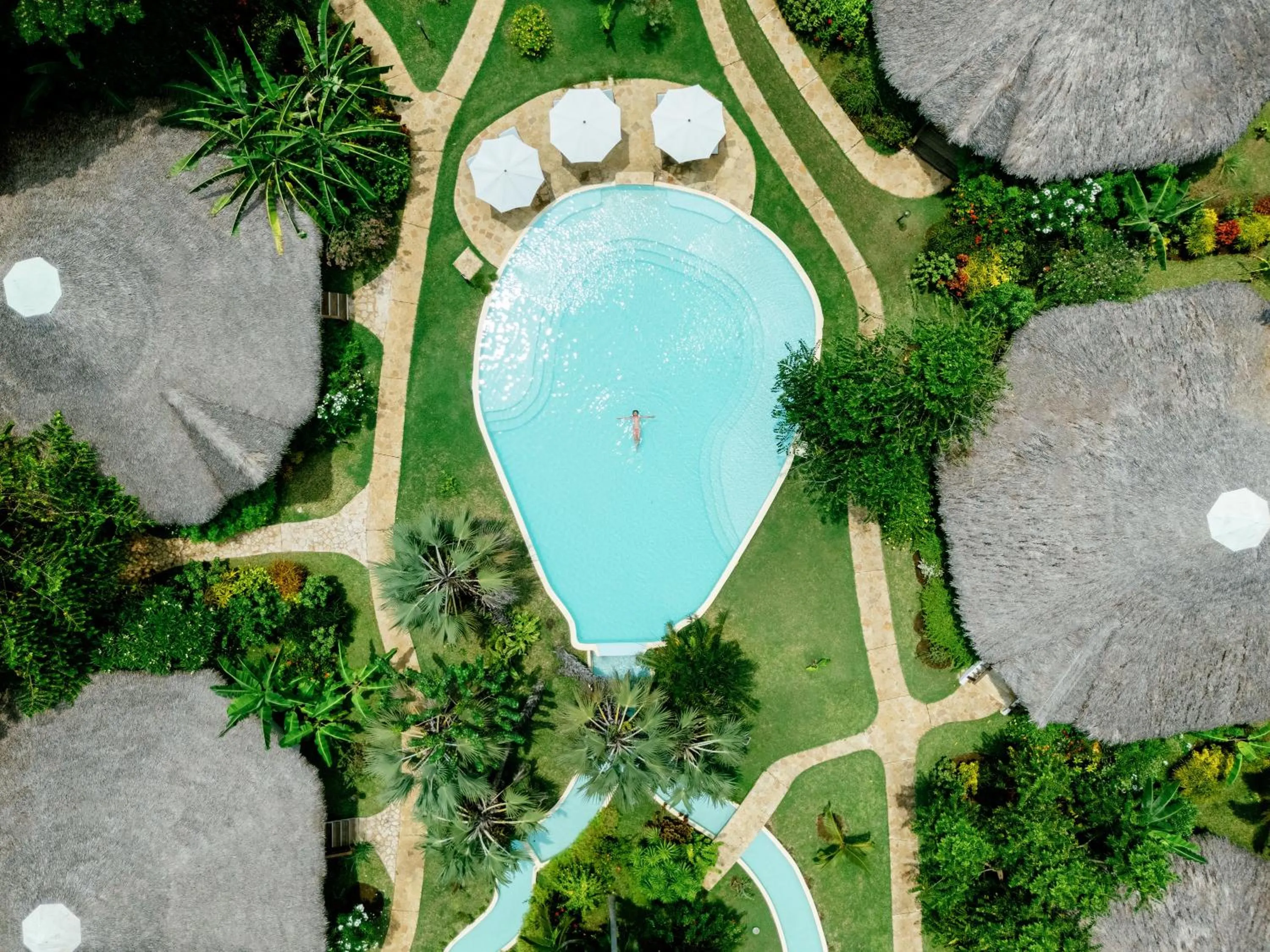 Bird's eye view in Loharano Lodge