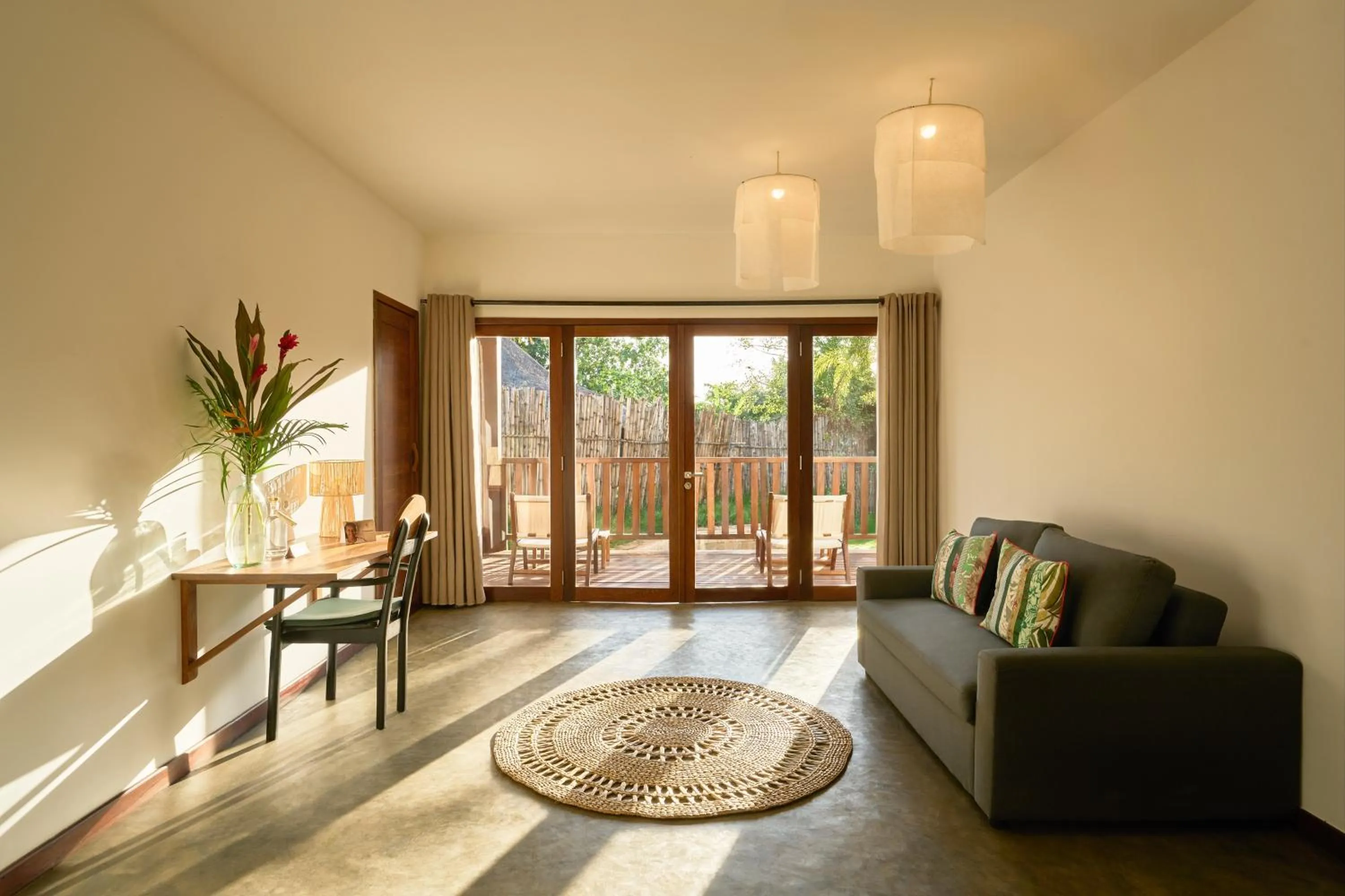 Patio in Loharano Lodge