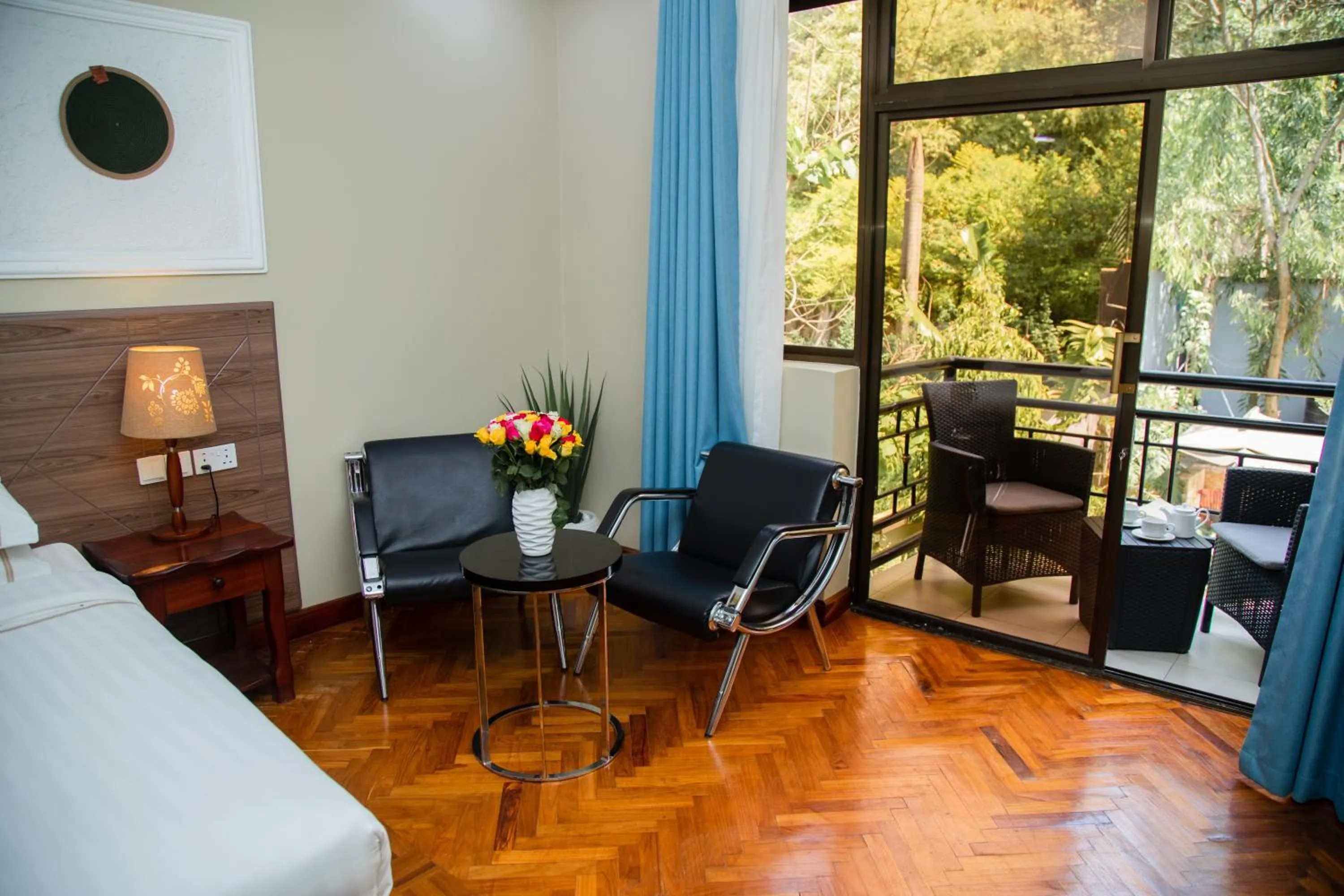 Garden view in Greenside Hotel