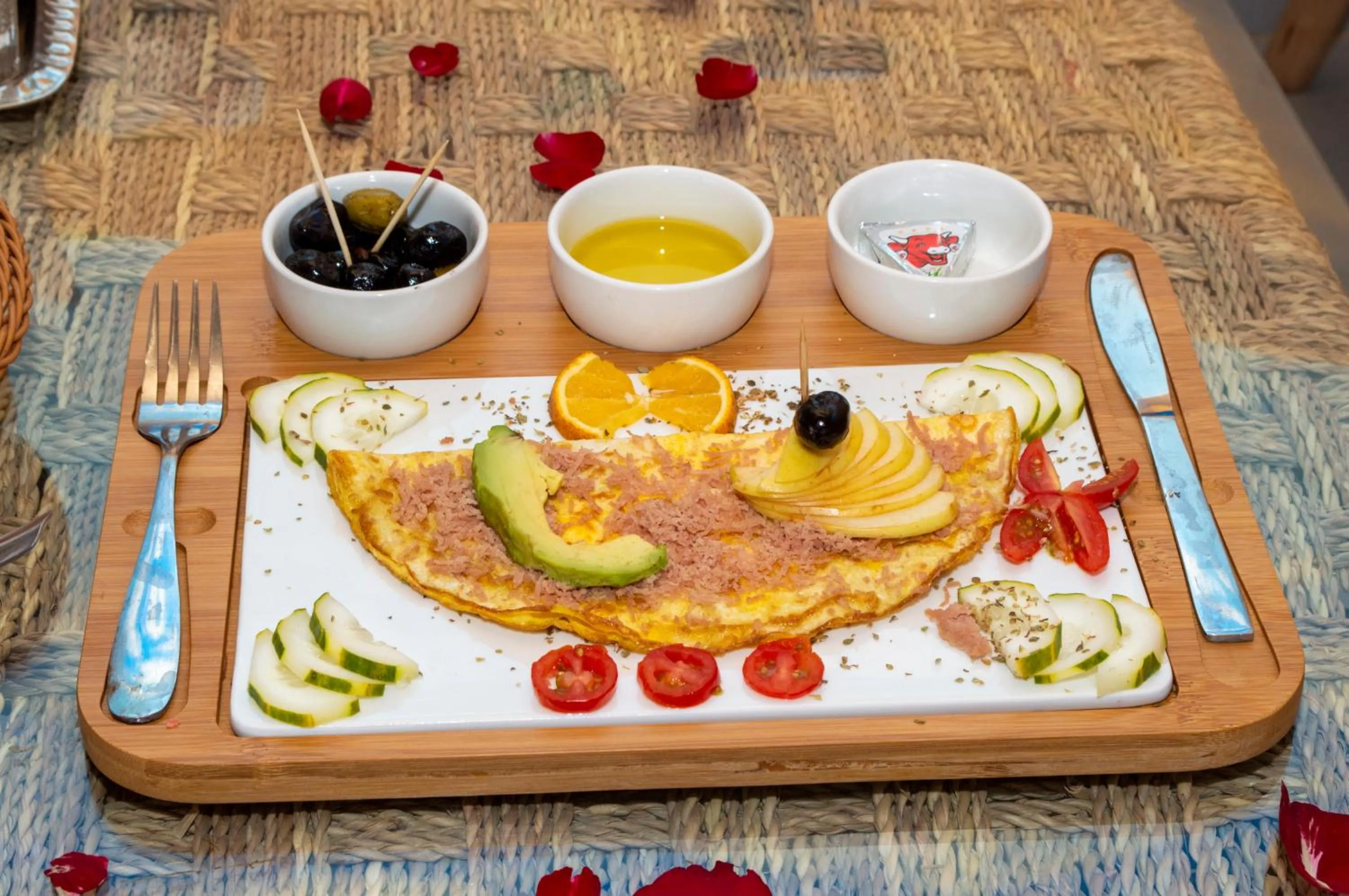 Continental breakfast in Hotel Golden Sunset Dakhla