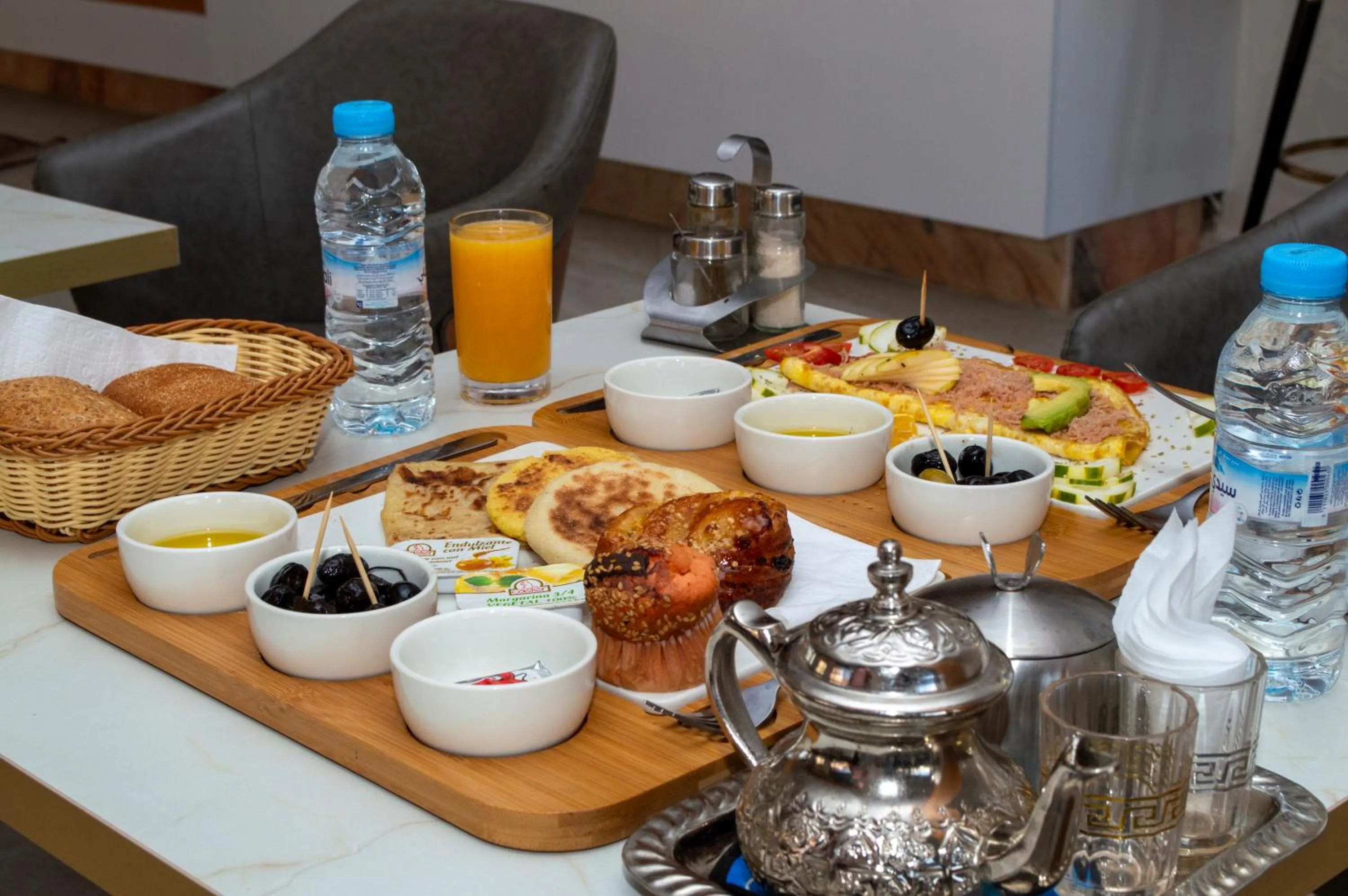 Food and drinks in Hotel Golden Sunset Dakhla