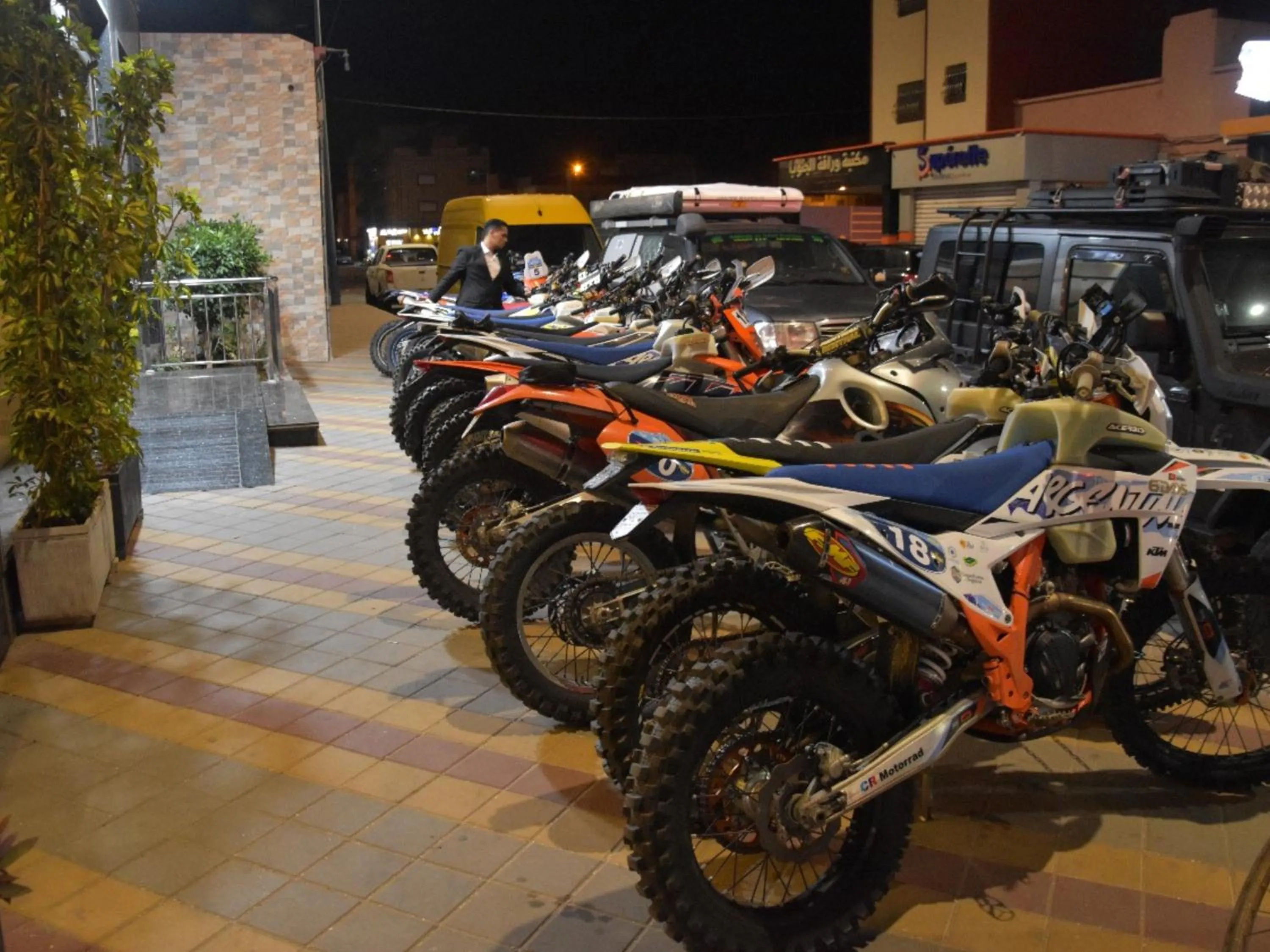 Parking in Hotel Golden Sunset Dakhla