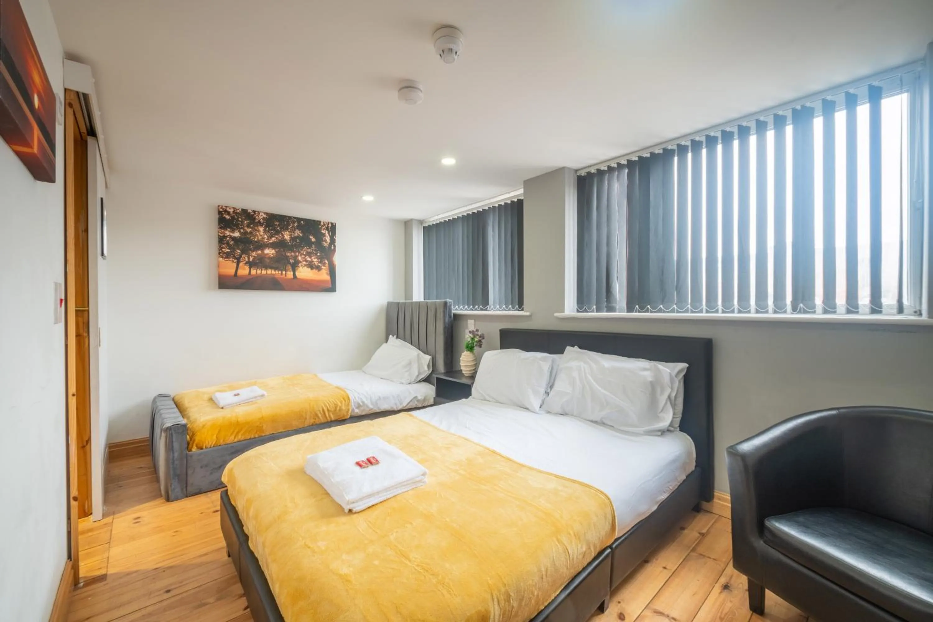 Bed in Driftwood Rooms