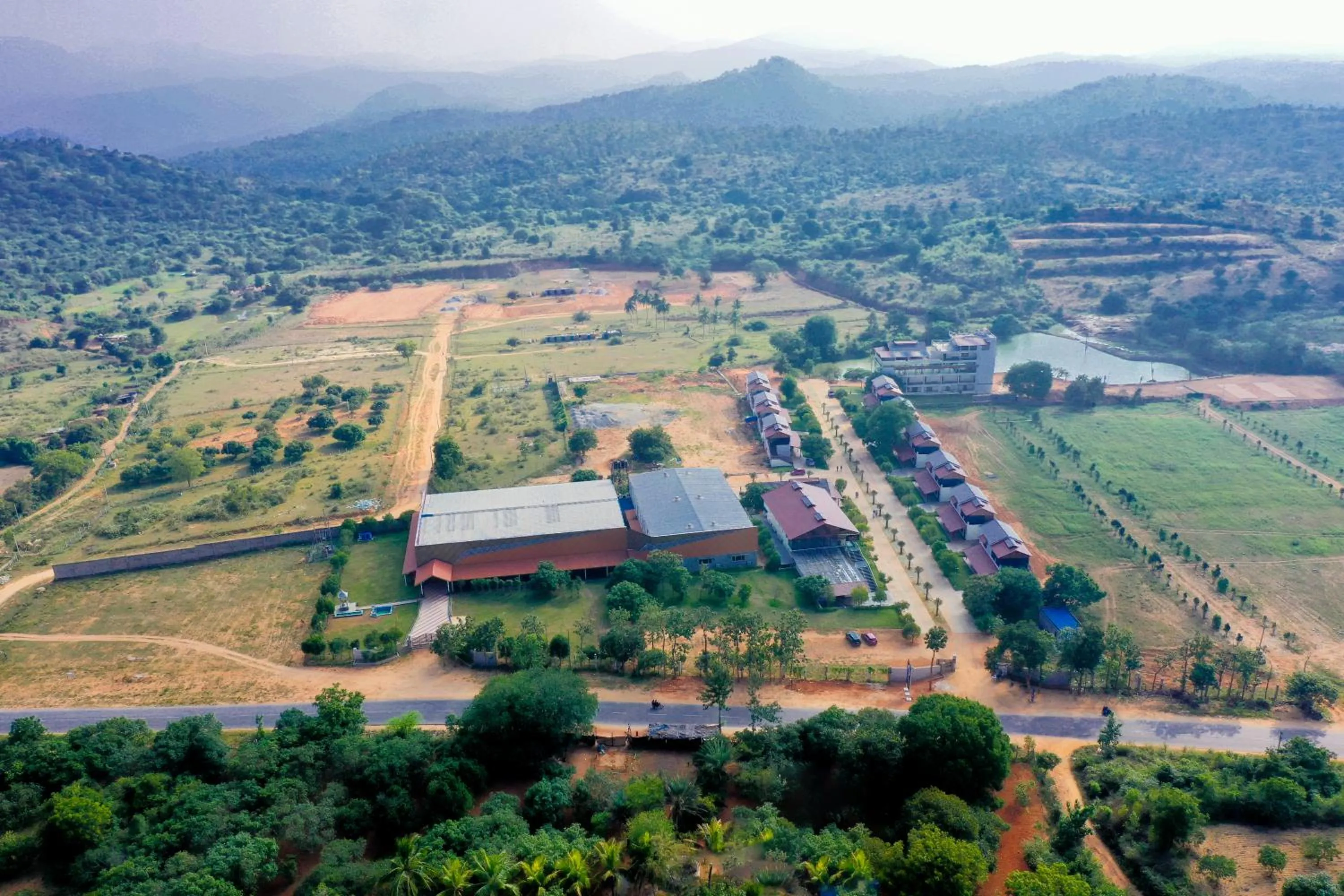 Property building in Lake Valley Resort and Spa Tirupati, 27 kms from Talakona Waterfall