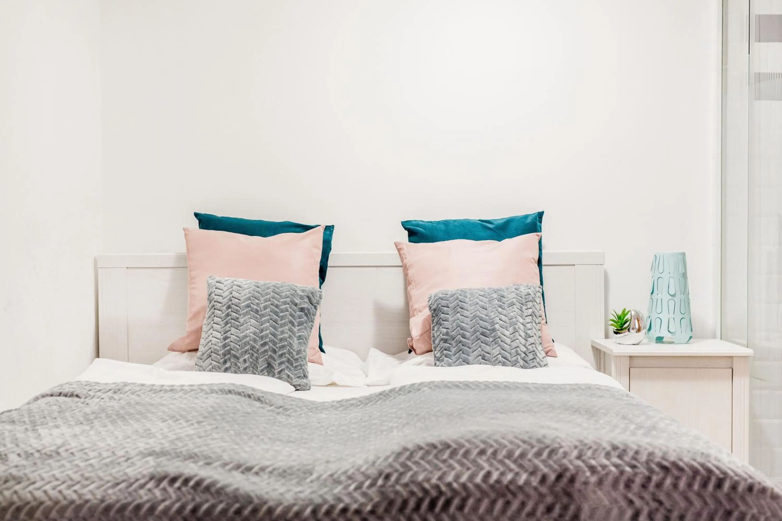 Bedroom, Bed in Grand Budapest Apartments