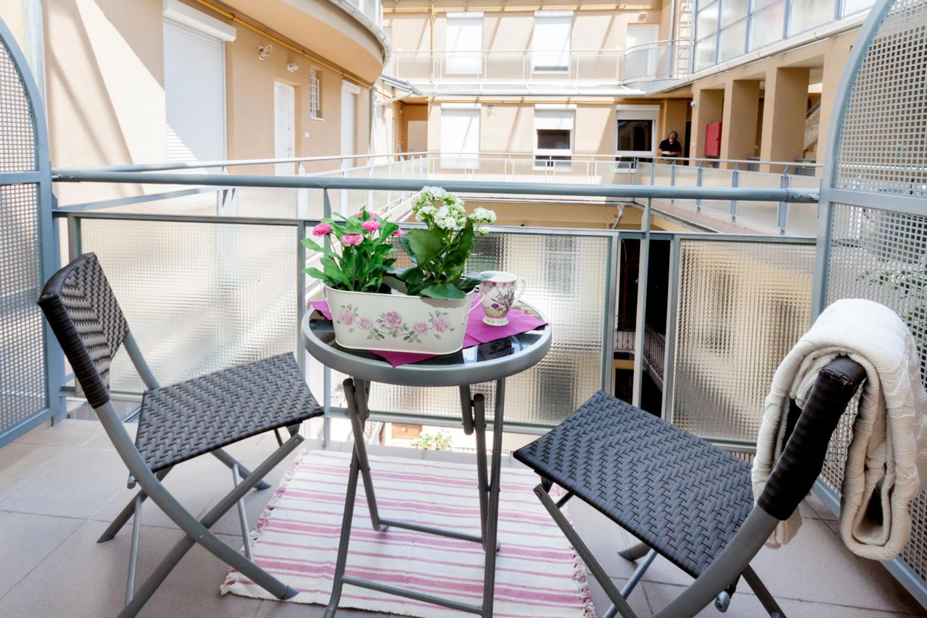 Balcony/Terrace in Grand Budapest Apartments