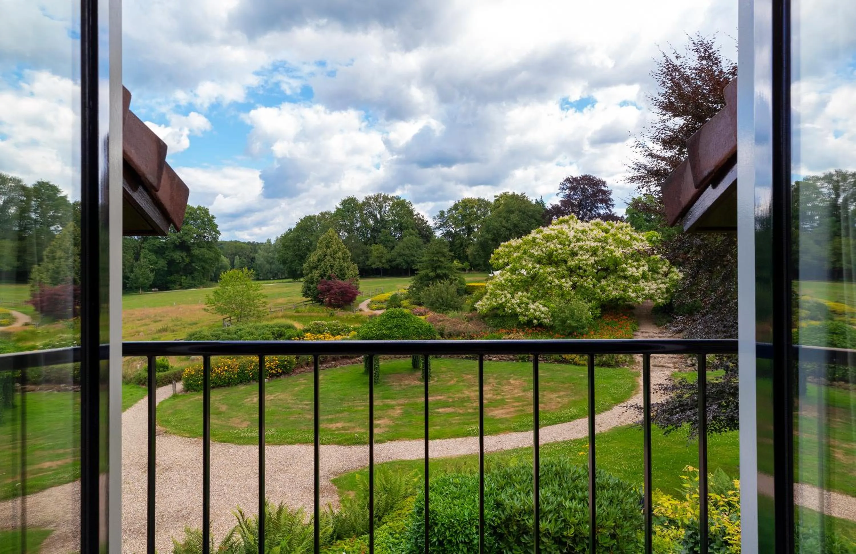 Garden view in Landgoed De Wilmersberg