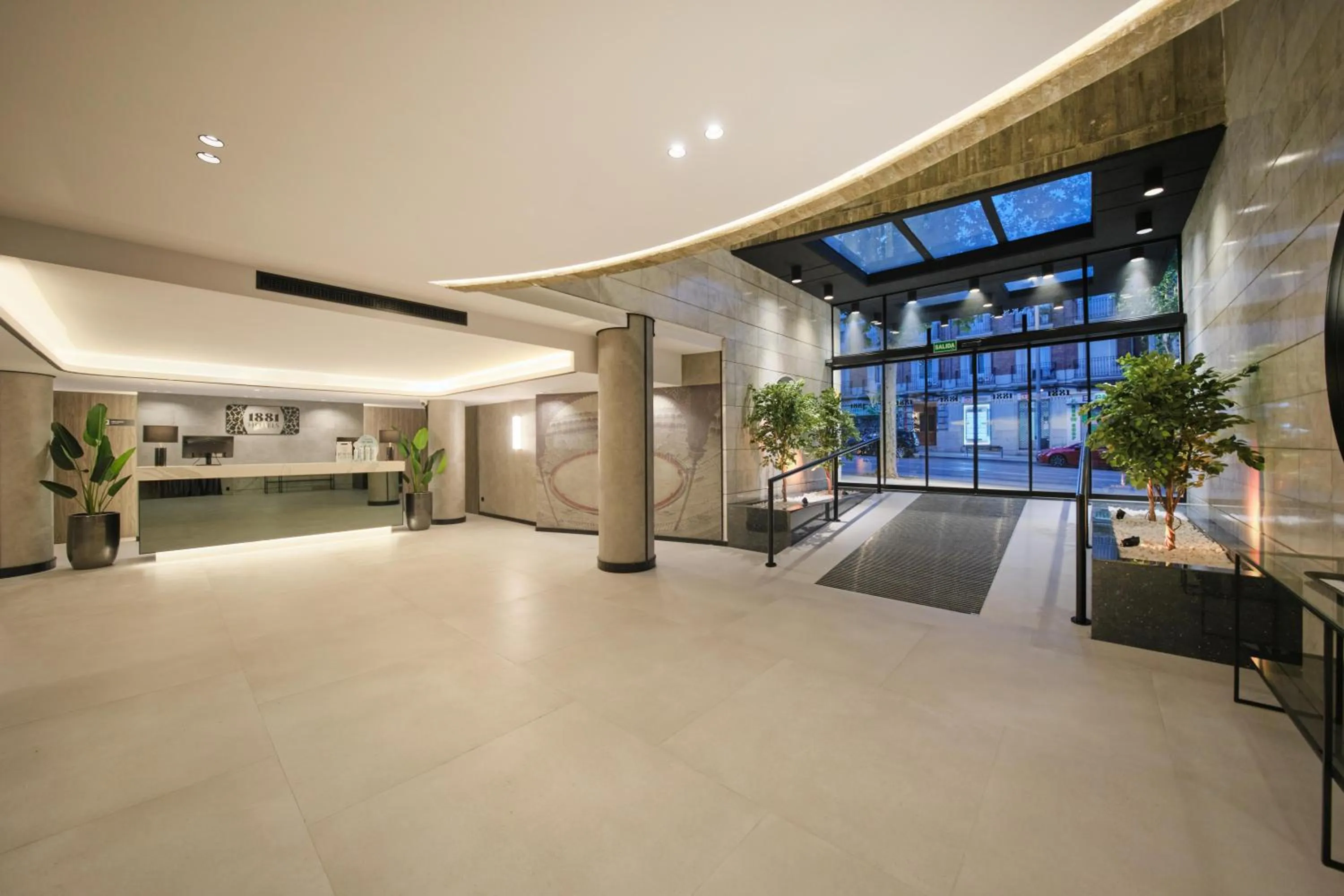 Lobby or reception in 1881 Madrid Ventas Hotel