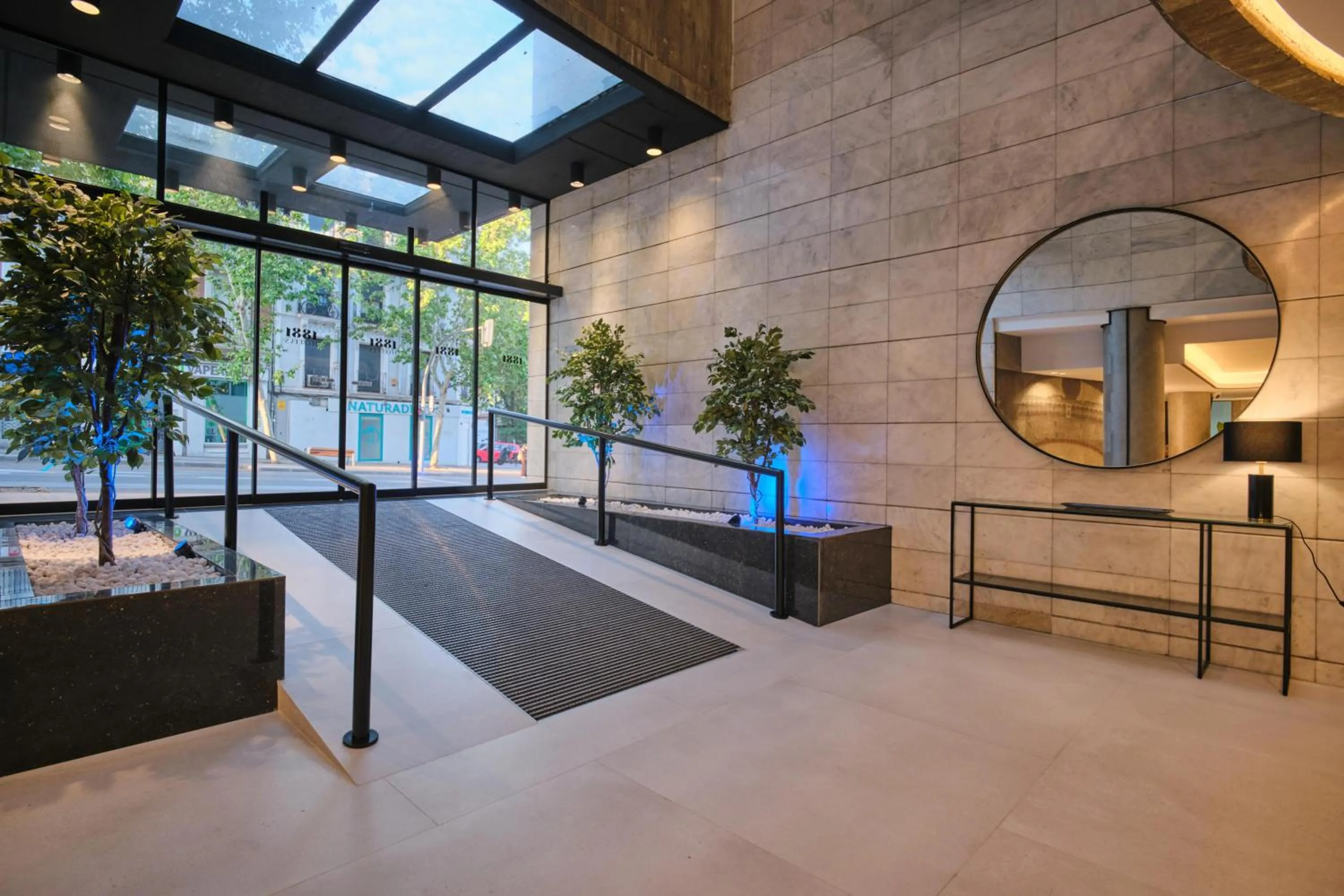 Lobby or reception in 1881 Madrid Ventas Hotel