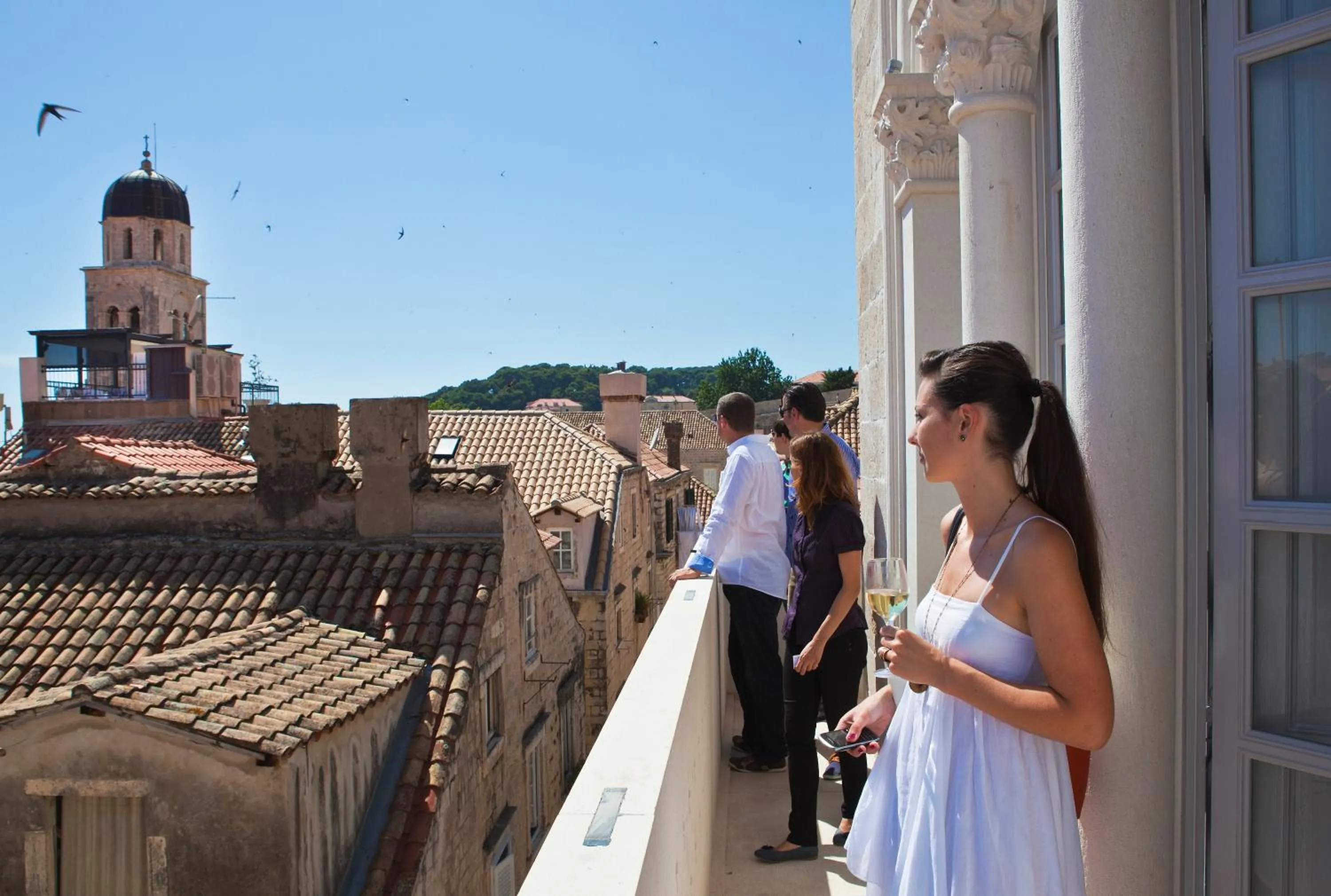 People in Prijeko Palace