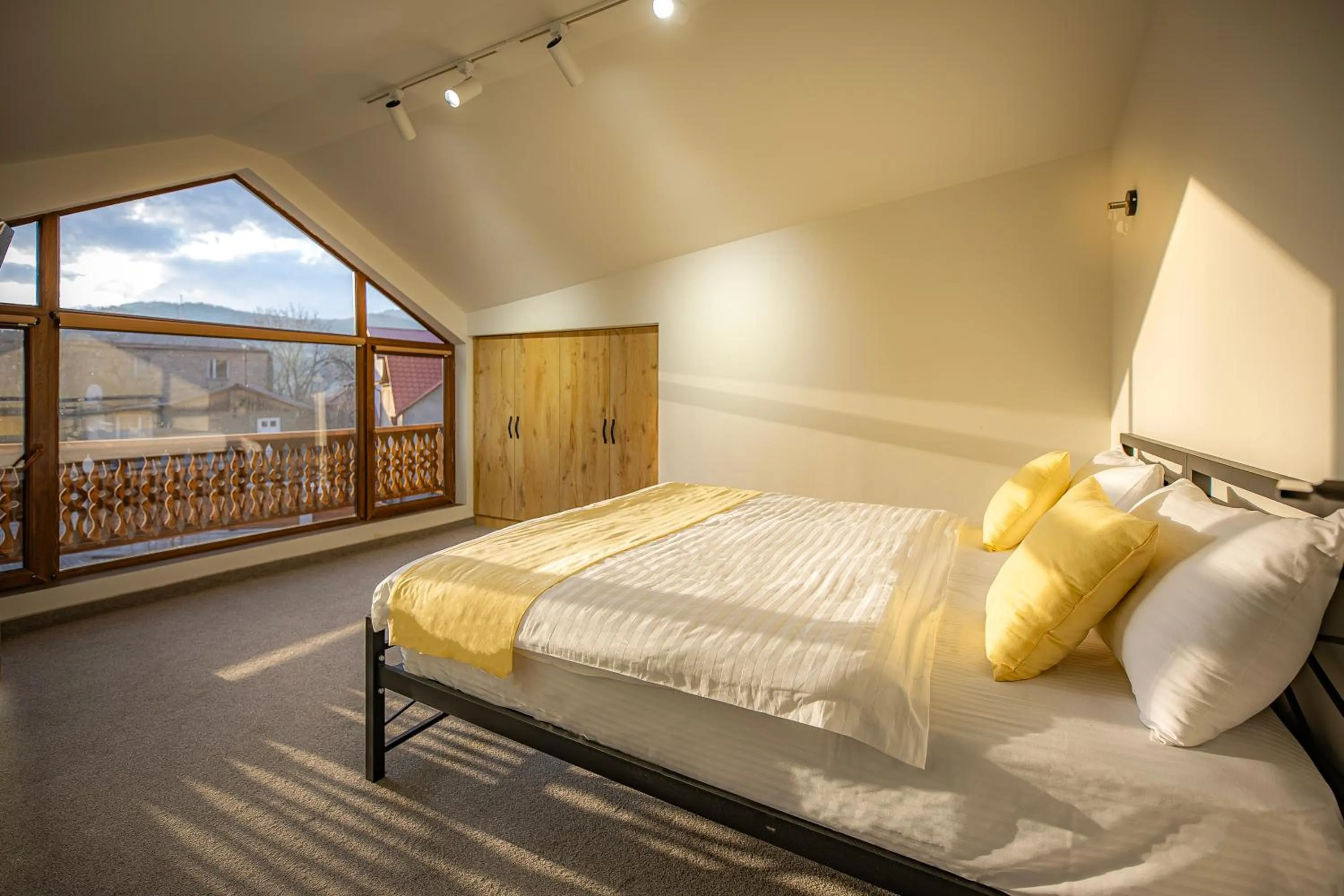 Bed in ARSIS Family Hotel