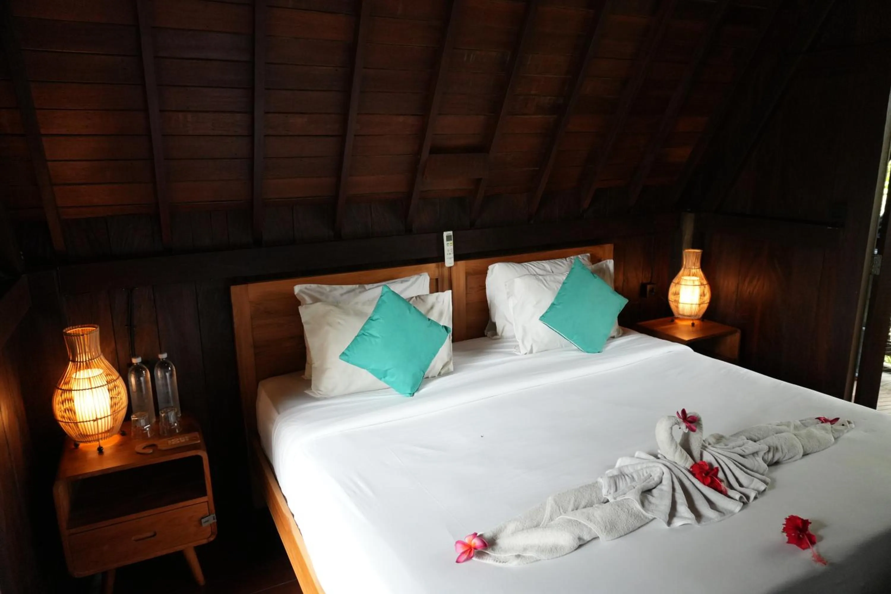 Bed in Nunu Bali Eco Friendly Retreat