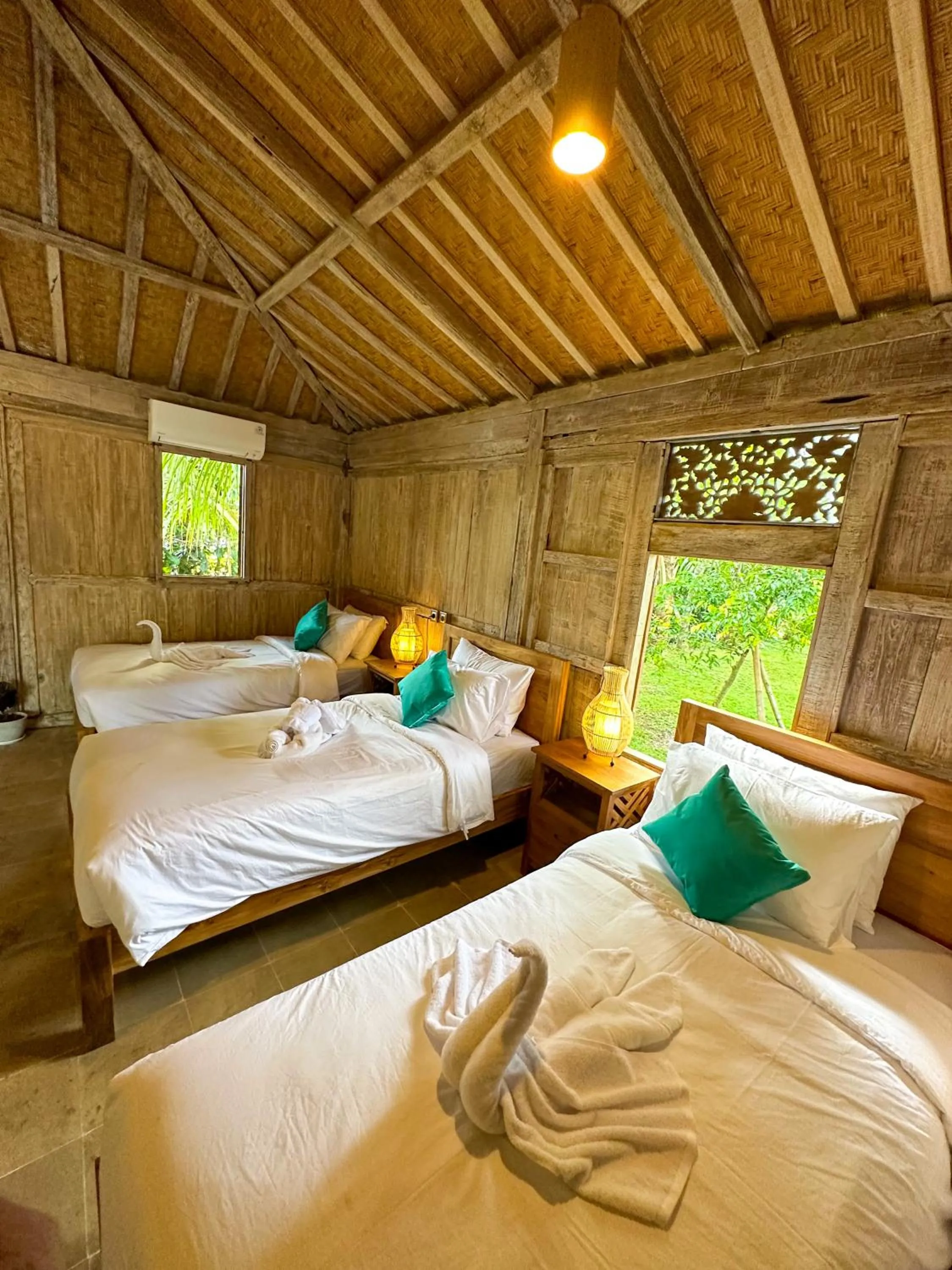 Bed in Nunu Bali Eco Friendly Retreat