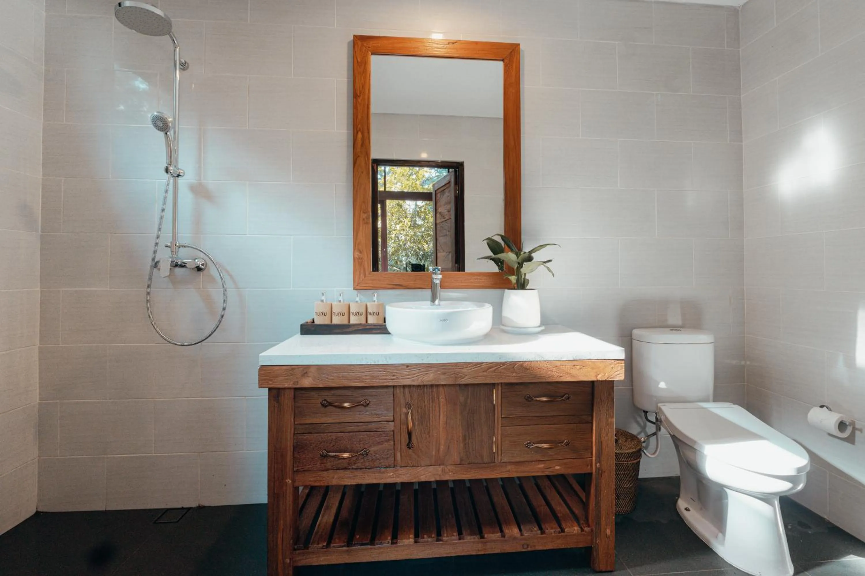 Shower in Nunu Bali Eco Friendly Retreat