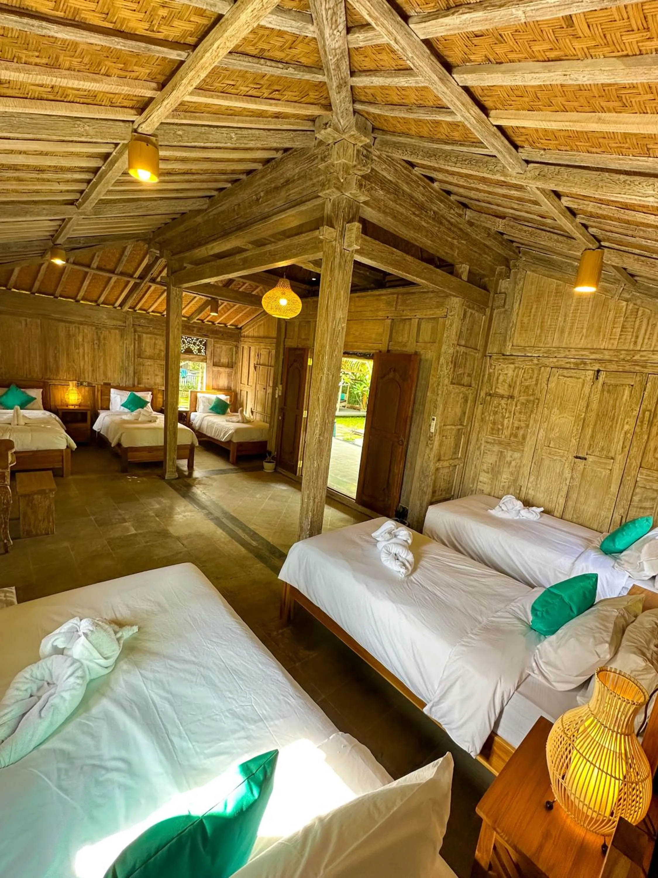 Bed in Nunu Bali Eco Friendly Retreat