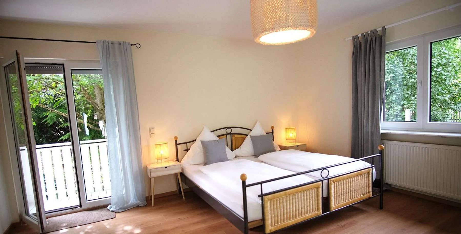 Photo of the whole room, Bed in Apartmenthaus Oberndorf