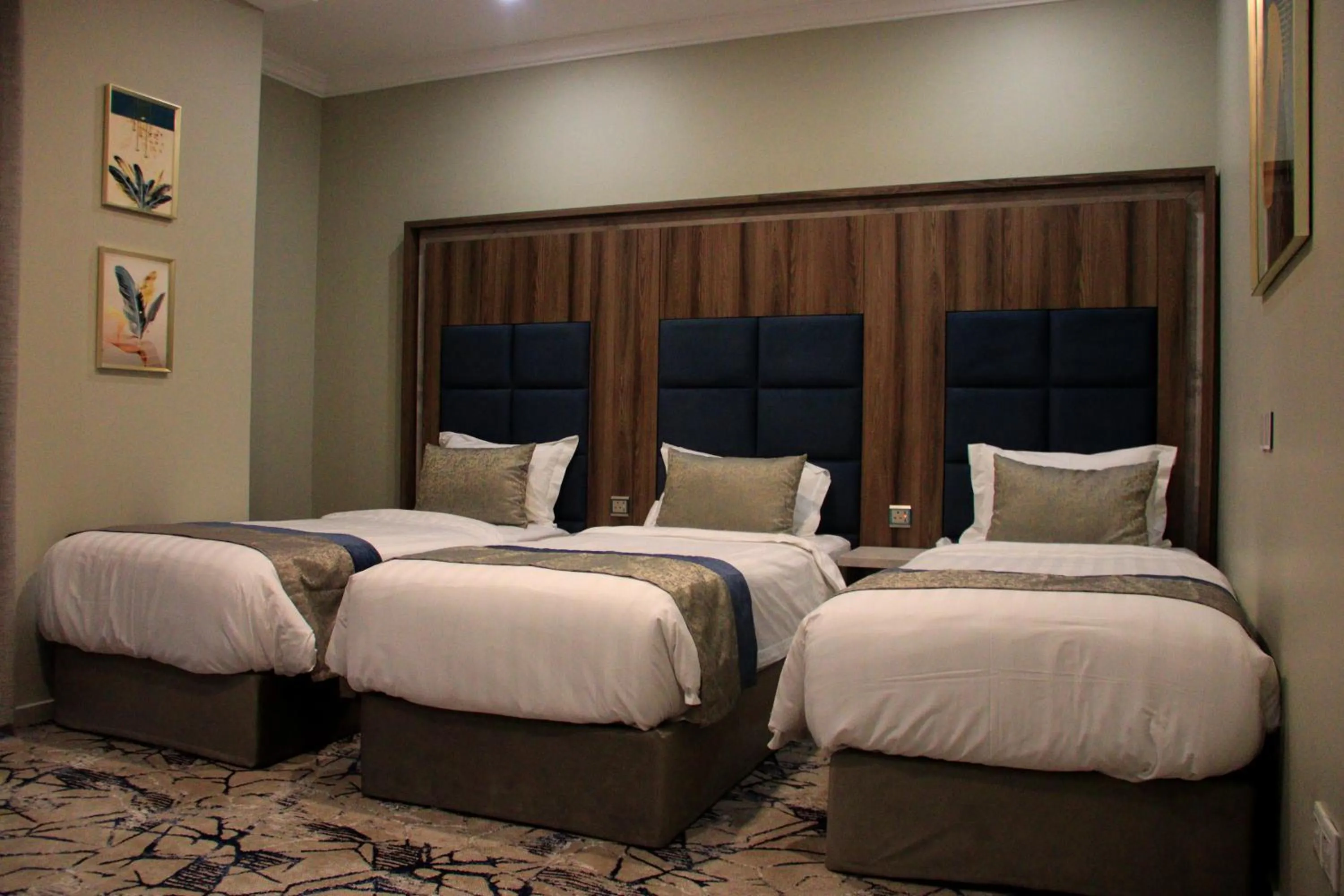 Bed in شقق سوات للشقق المخدومة 4