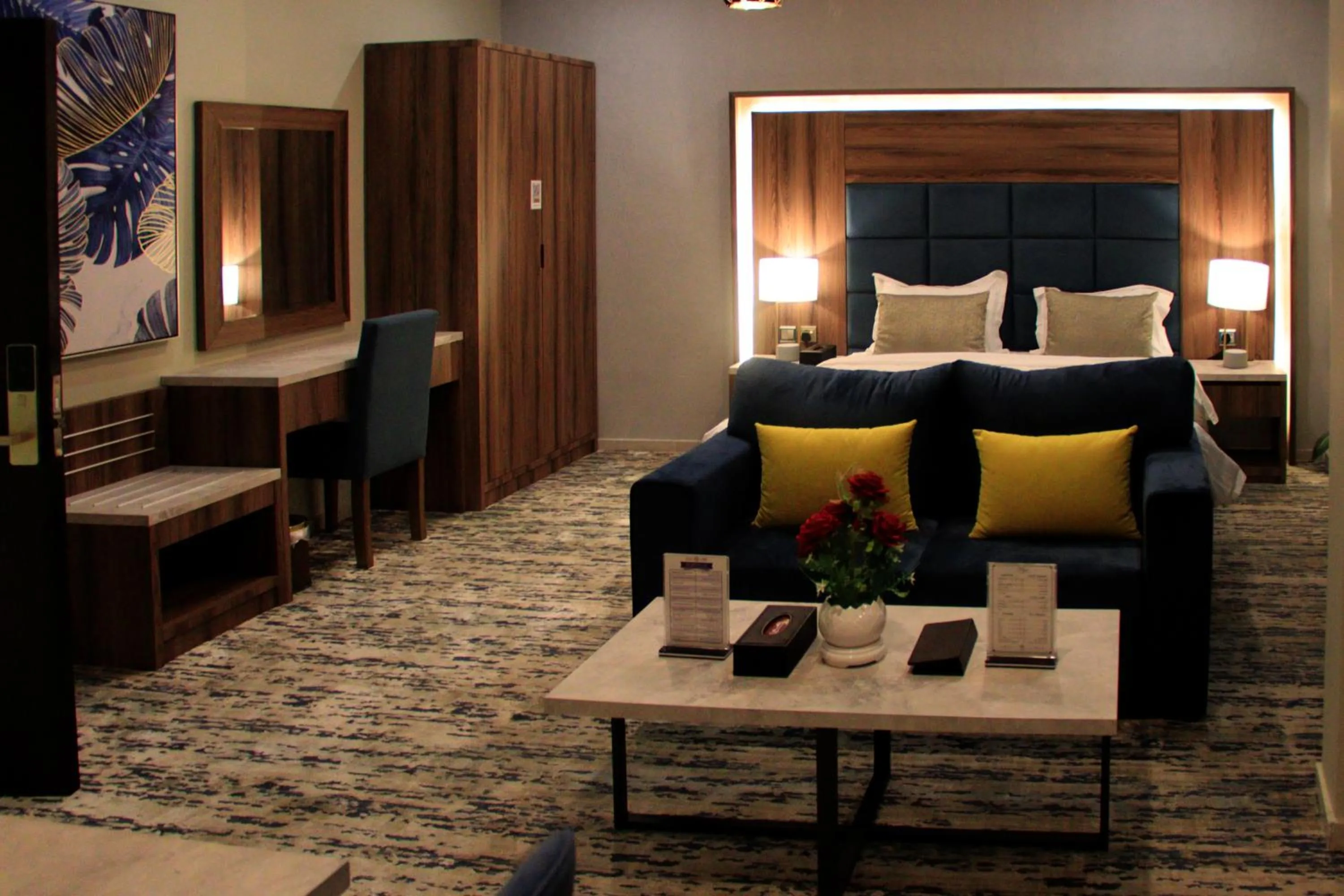 Bed in شقق سوات للشقق المخدومة 4