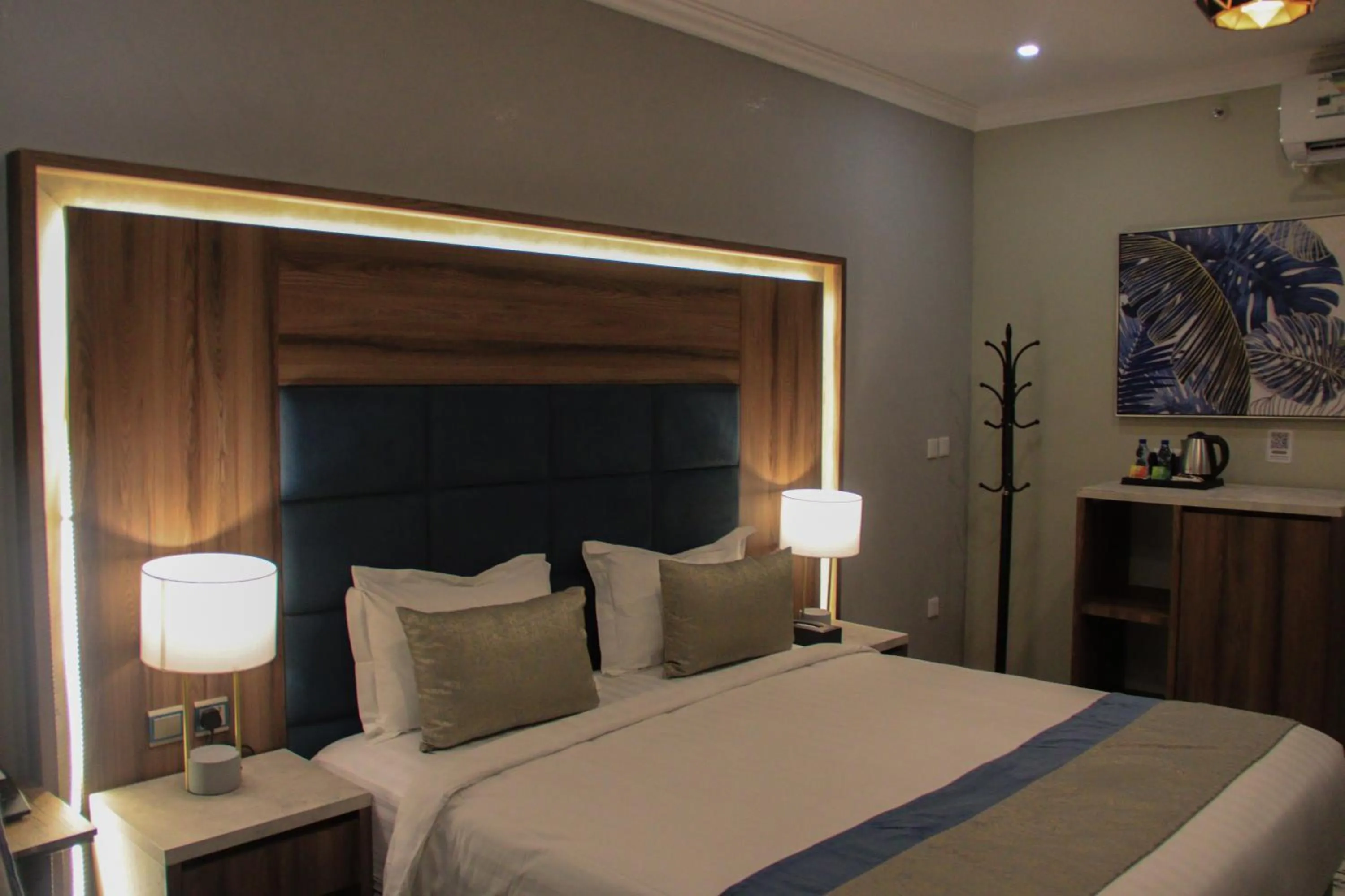 Bed in شقق سوات للشقق المخدومة 4