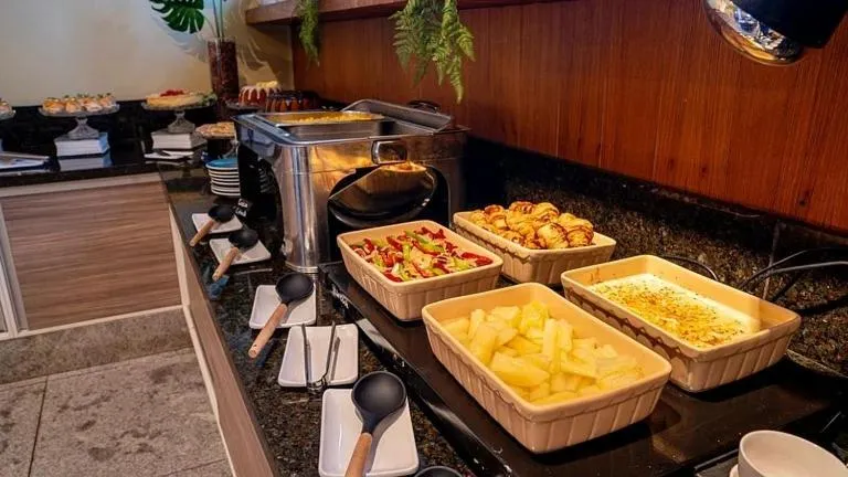 Buffet breakfast in HY Apartaments & Hotels-Boa Viagem