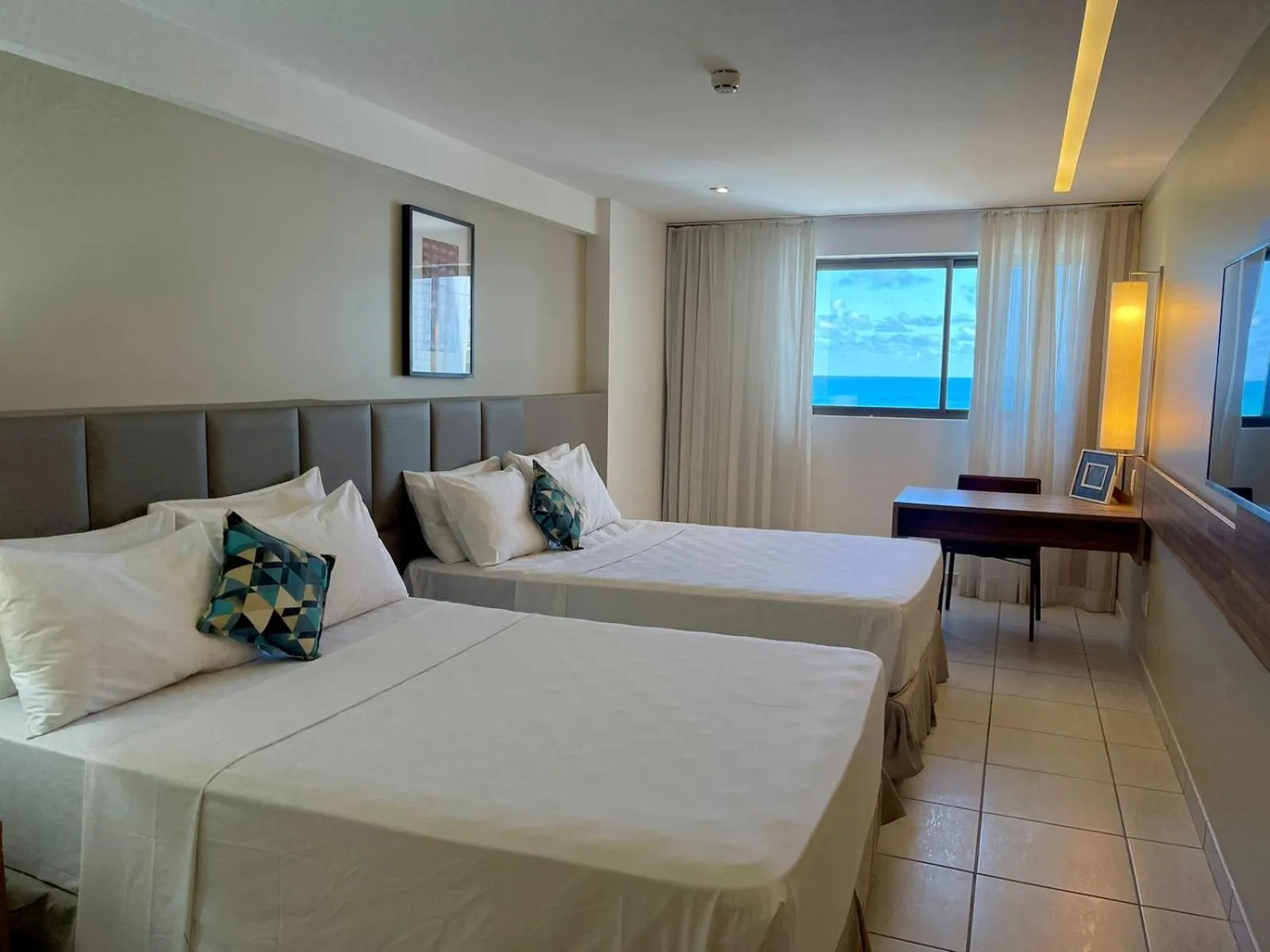 Bed in HY Apartaments & Hotels-Boa Viagem
