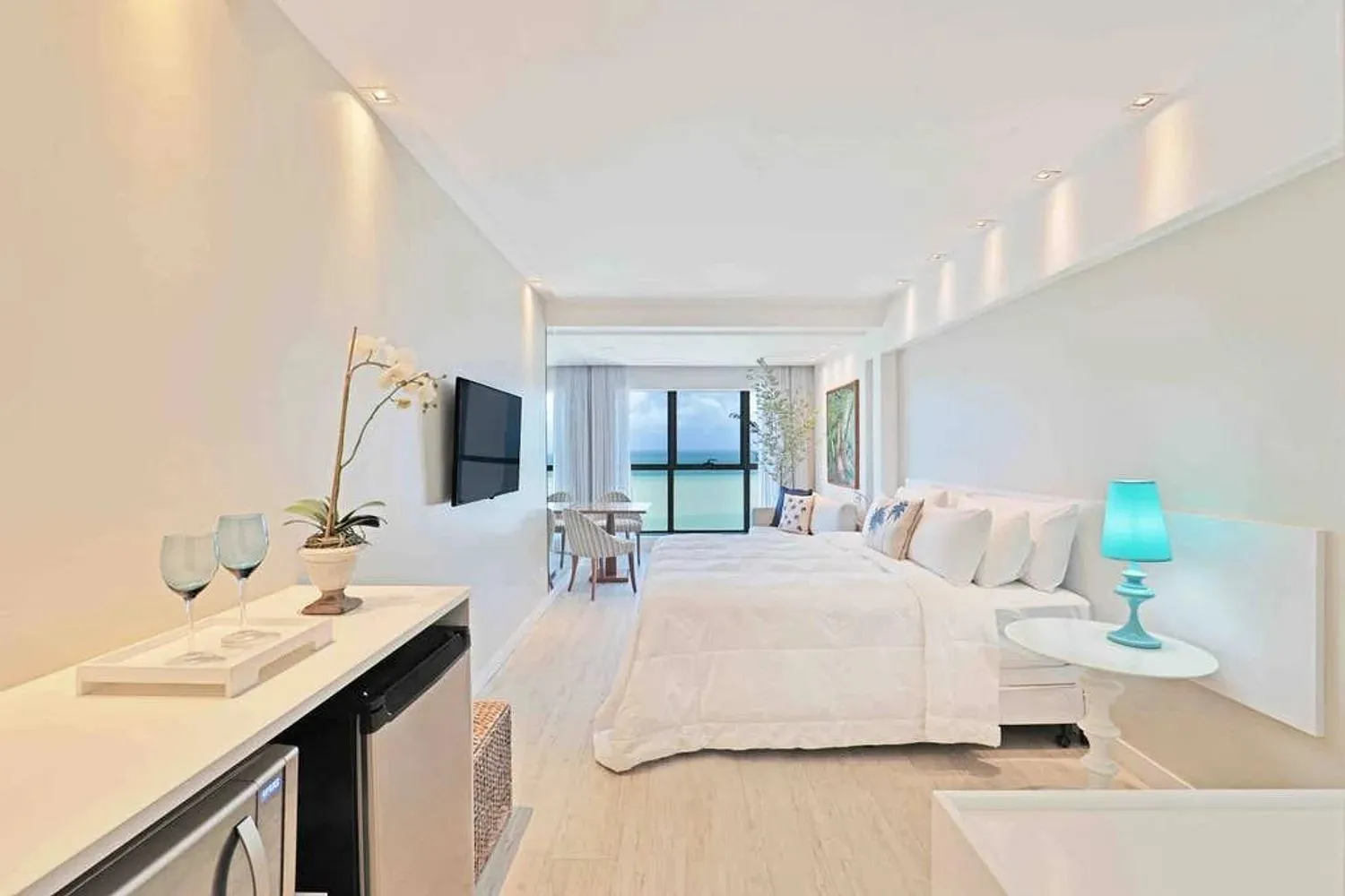 Bed in HY Apartaments & Hotels-Boa Viagem