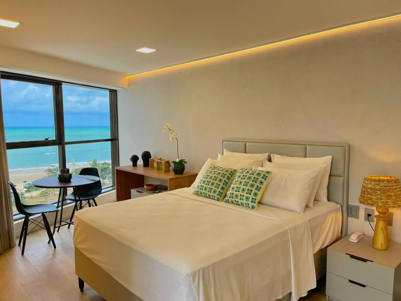 Bed in HY Apartaments & Hotels-Boa Viagem