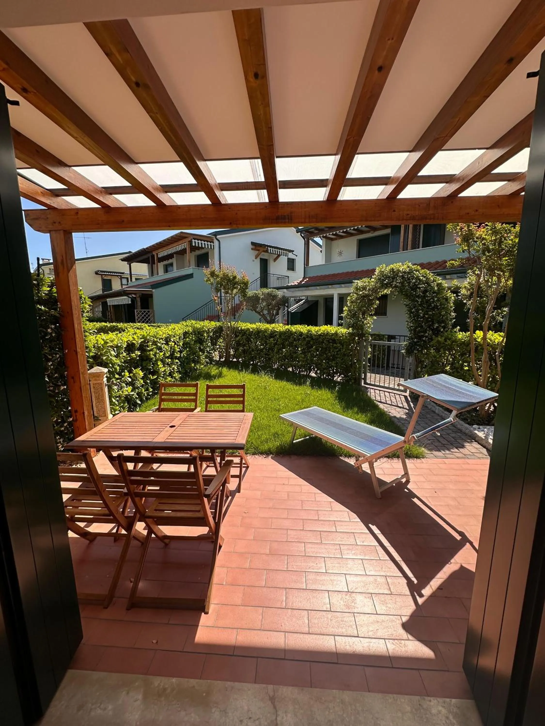 Patio in Villaggio Cristina 2 - Agenzia Cocal