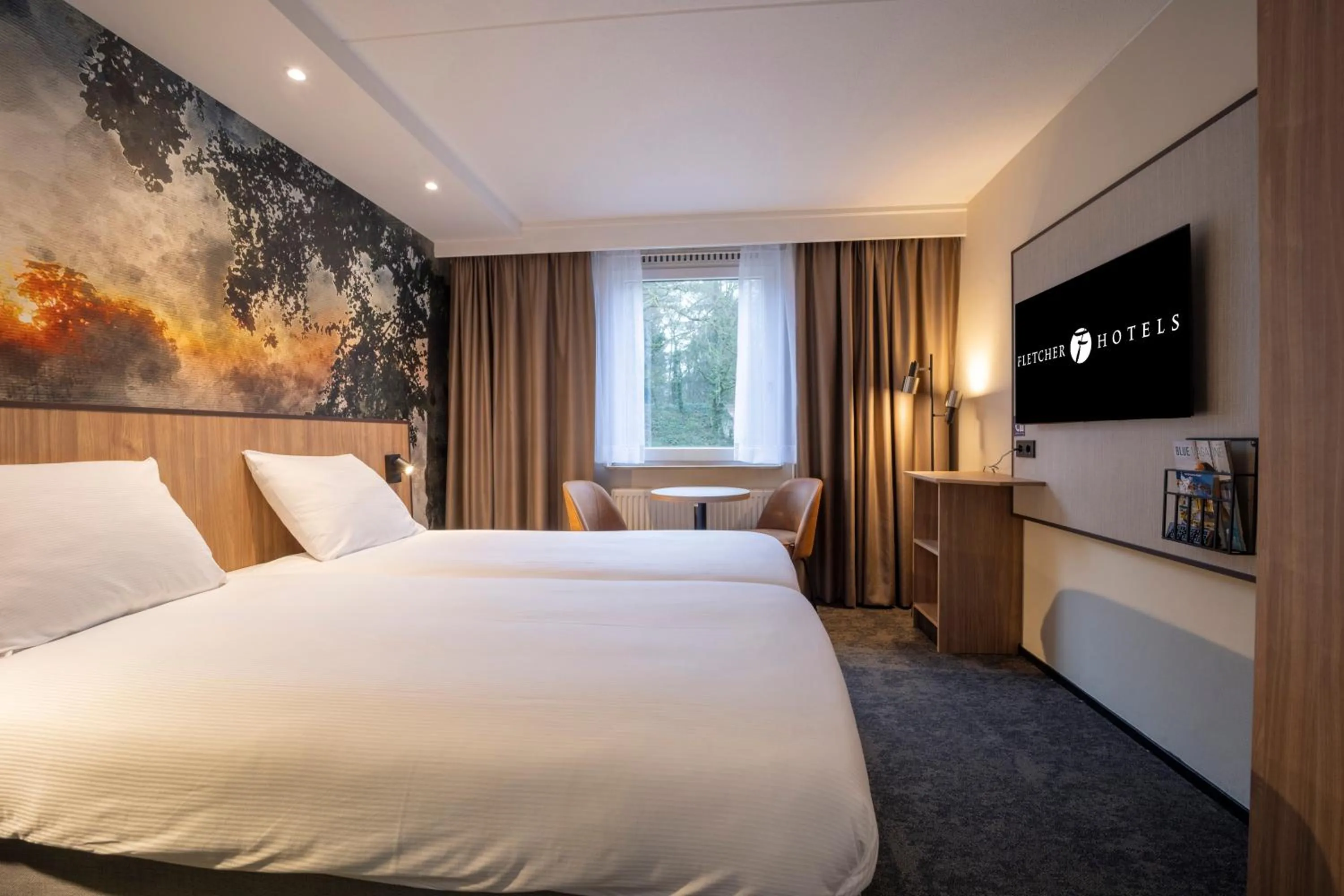 Bedroom, Bed in Fletcher Hotel Restaurant Rooland