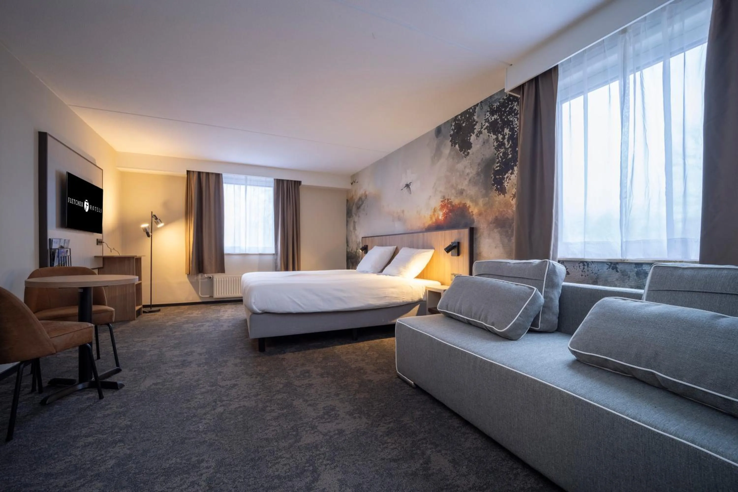 Bedroom, Bed in Fletcher Hotel Restaurant Rooland