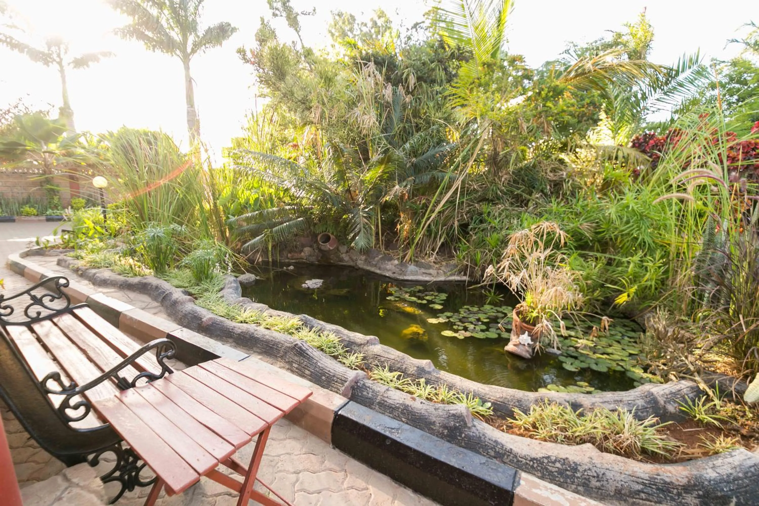 Garden view in Fahari Gardens Hotel