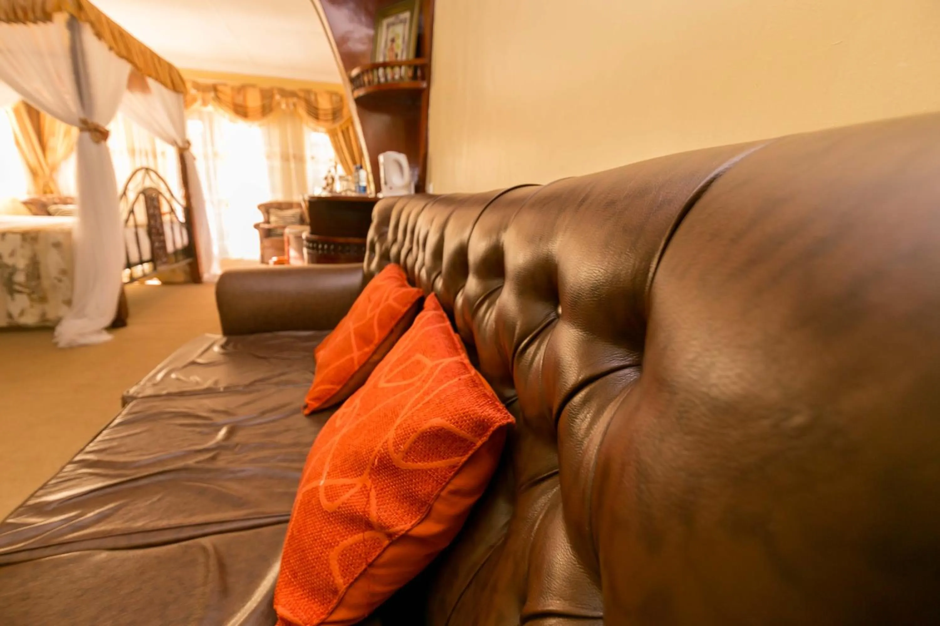Seating area in Fahari Gardens Hotel