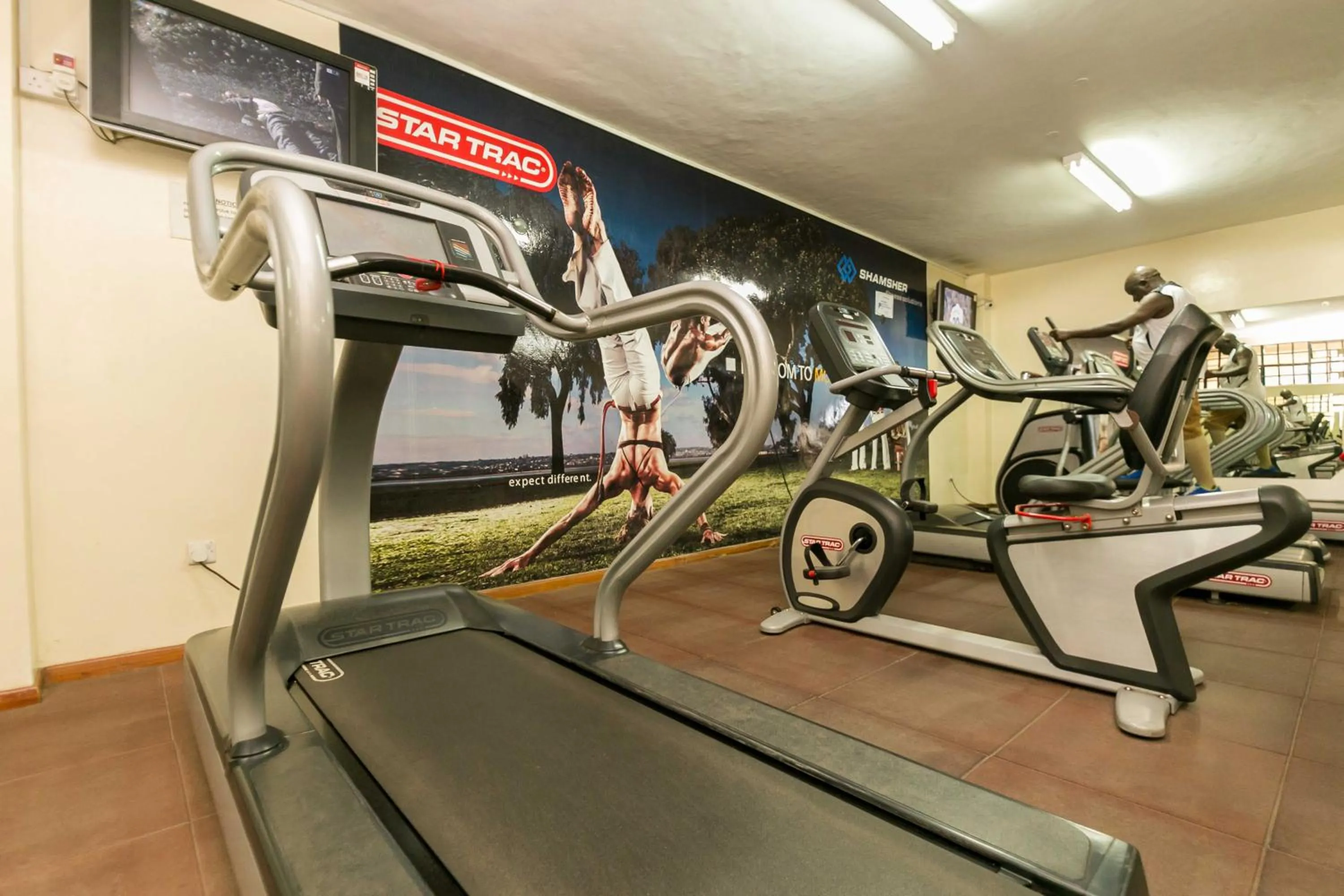 Fitness centre/facilities in Fahari Gardens Hotel