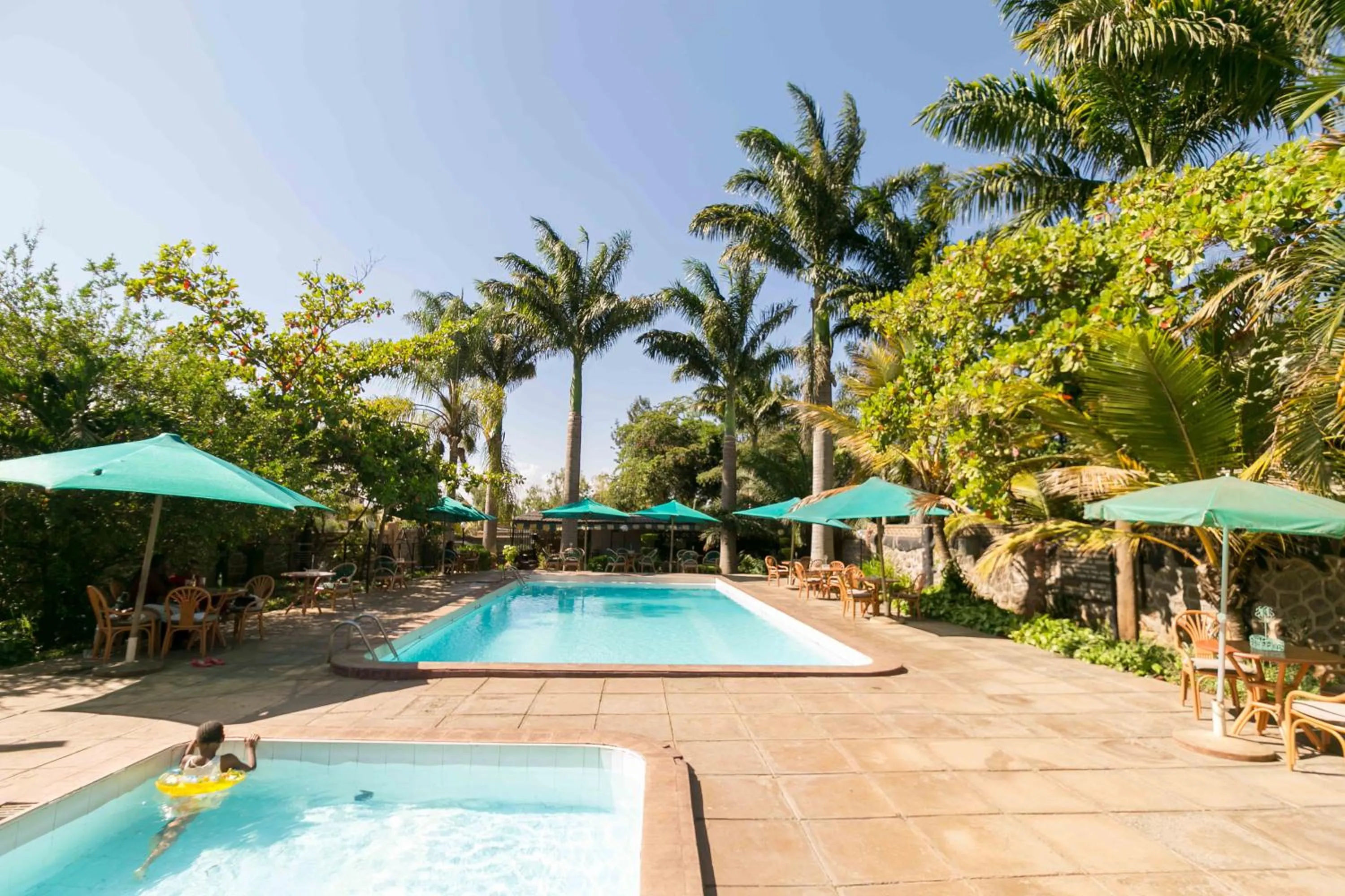 Swimming pool in Fahari Gardens Hotel