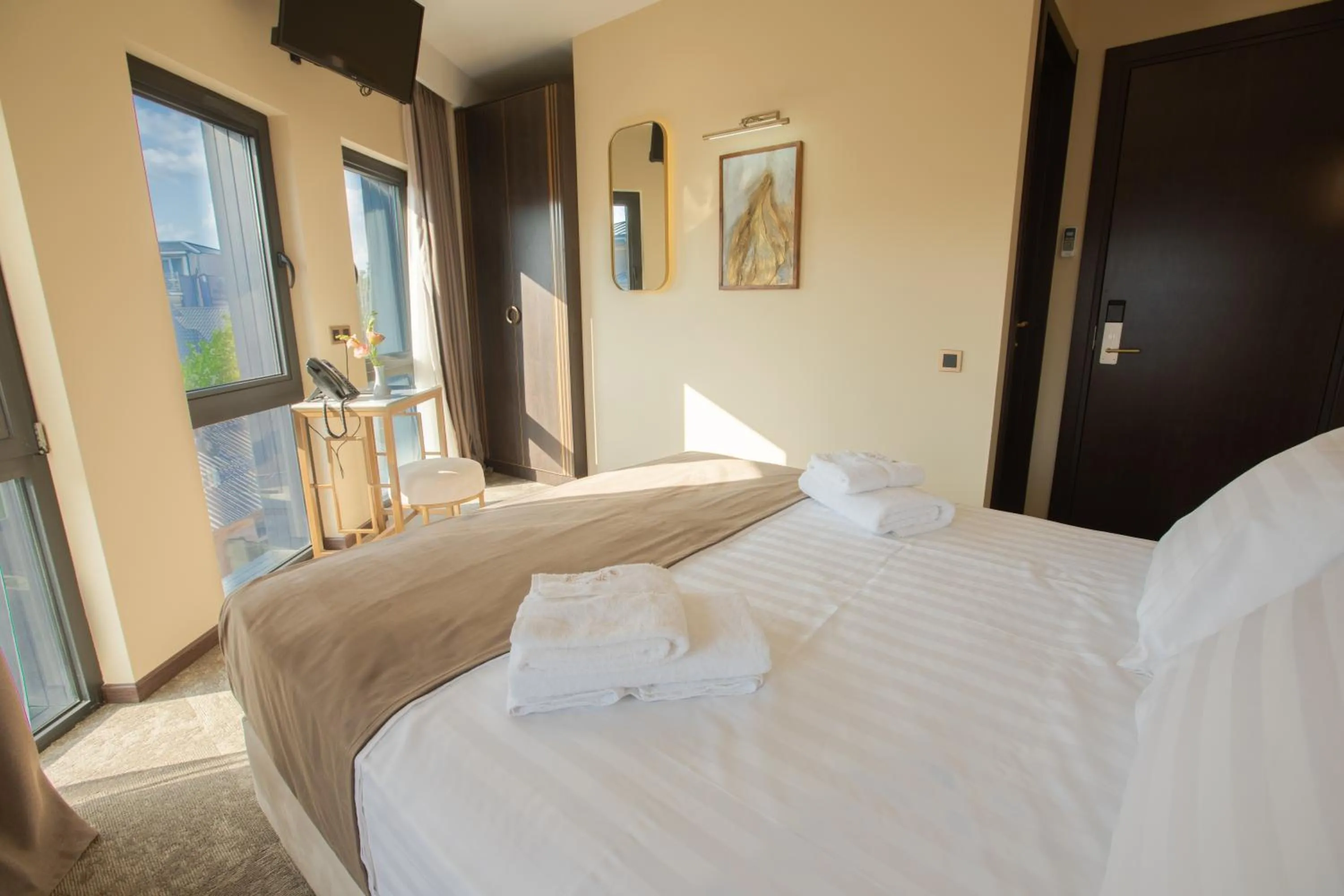 Bed in Bellevue Boutique Hotel