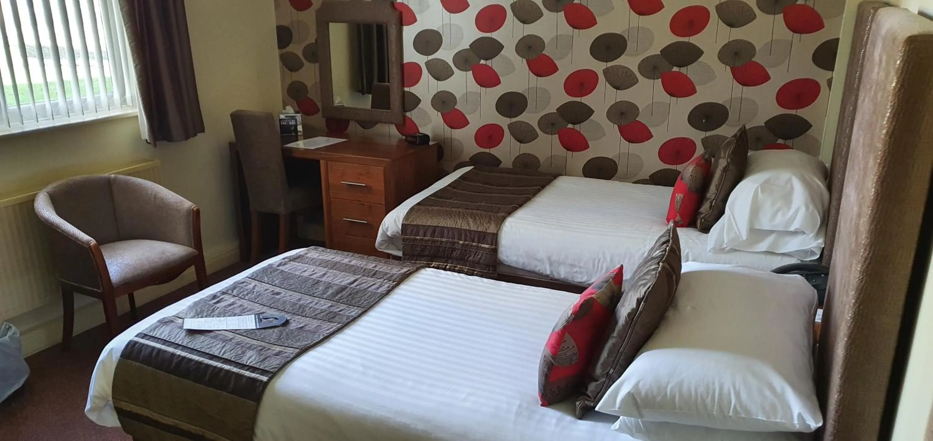 Bedroom, Bed in Oaklands Hall Hotel Sure Hotel Collection by Best Western