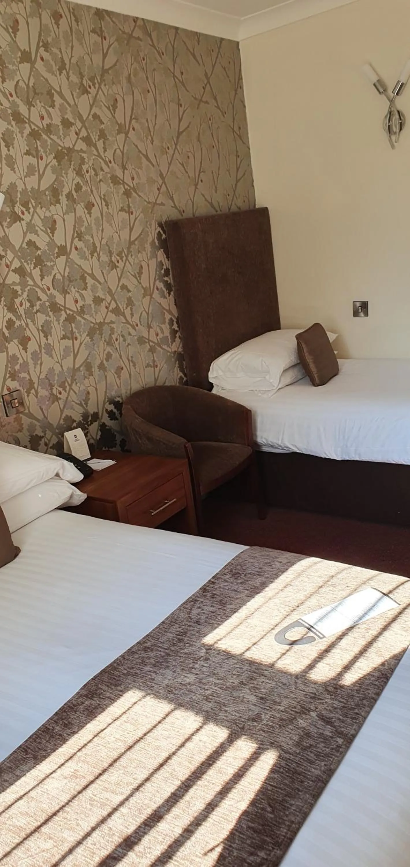 Bed in Oaklands Hall Hotel Sure Hotel Collection by Best Western