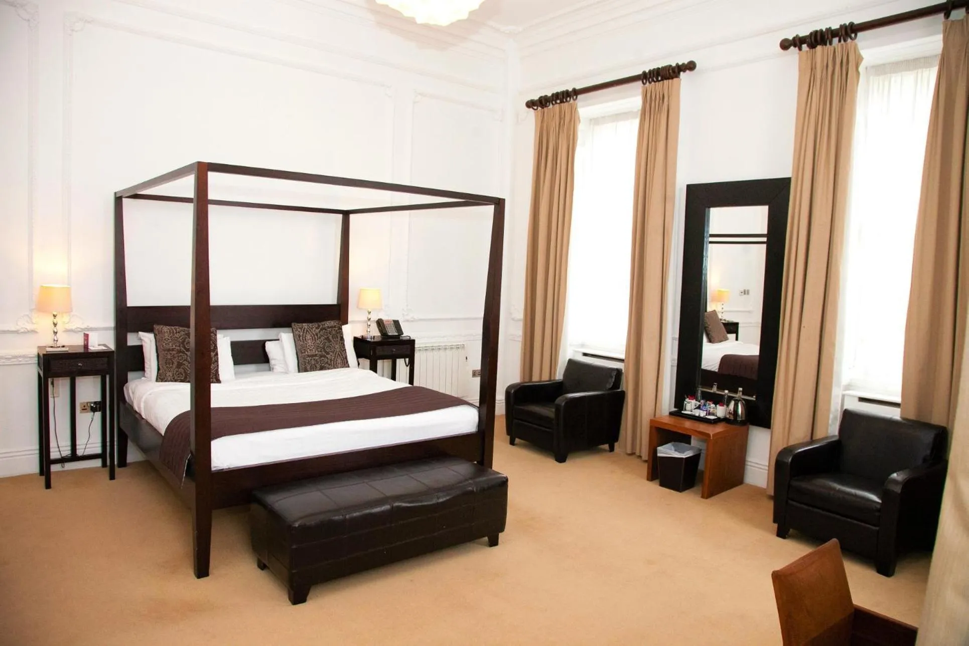Bedroom, Bed in Aston Hall Hotel, BW Signature Collection