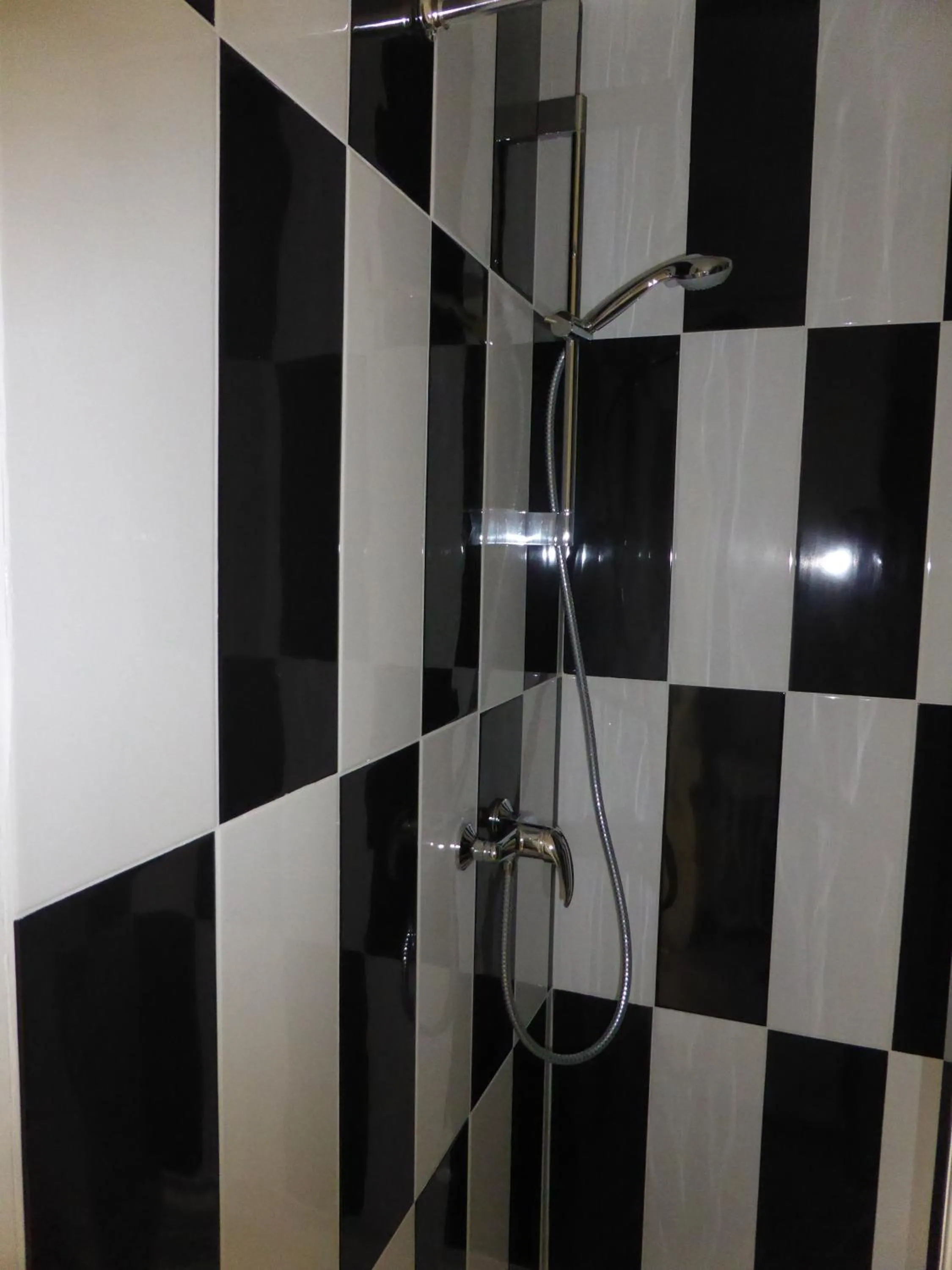 Shower in Le Bannier Hotel Restaurant