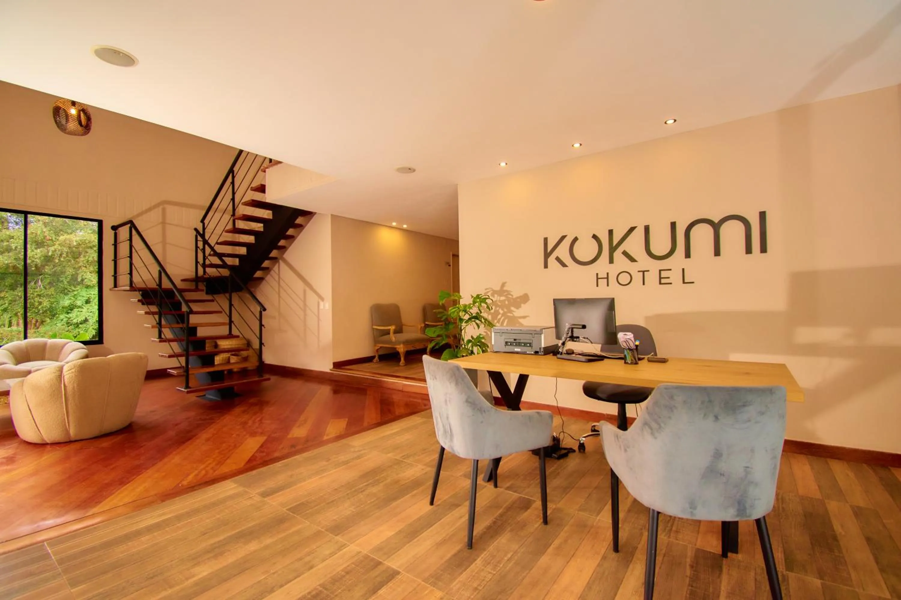 Lobby or reception in Kokumi by Bernalo Hotels
